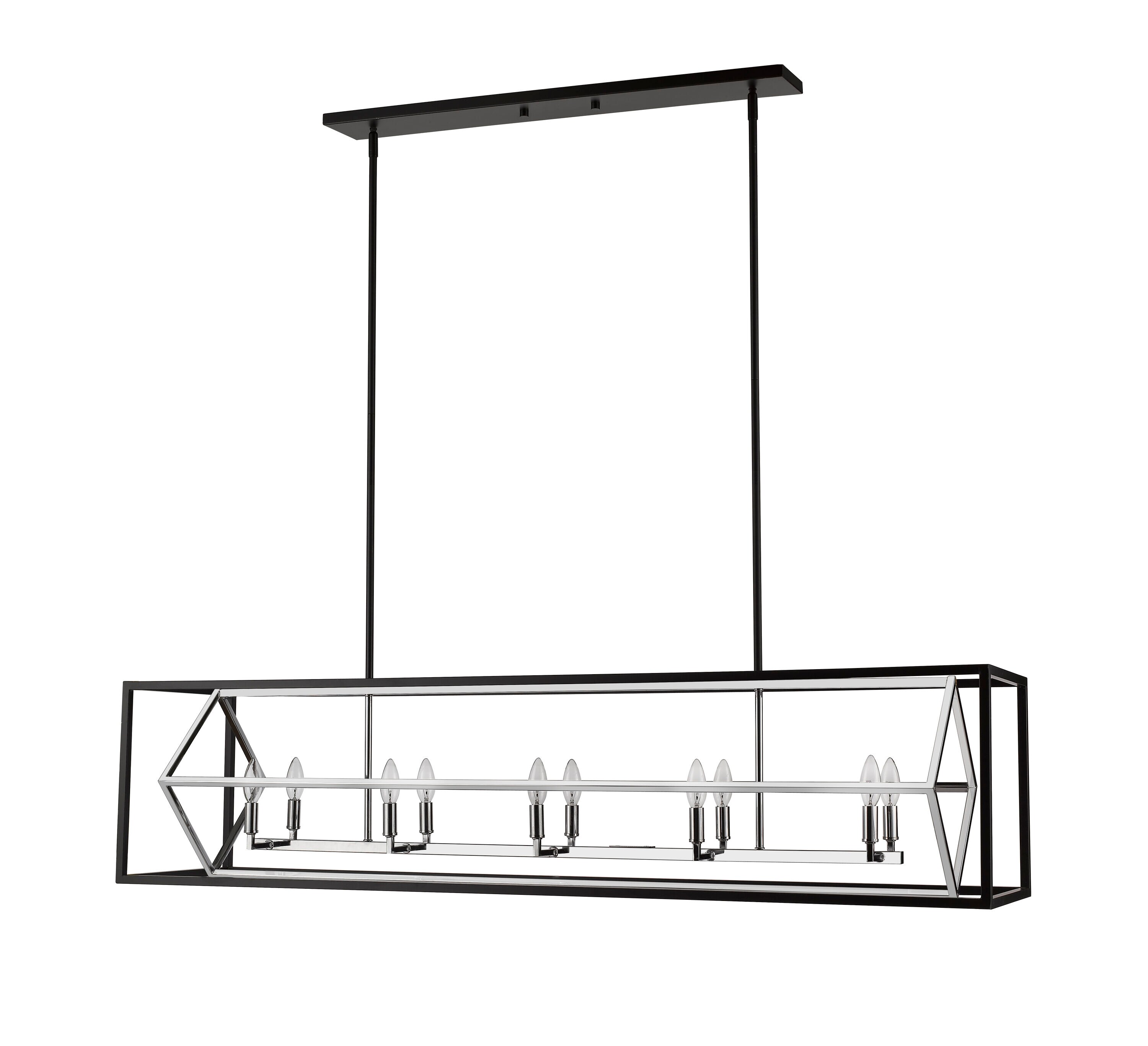 Z-Lite 457-10L-CH-MB Pool-Table-Lighting - View #5