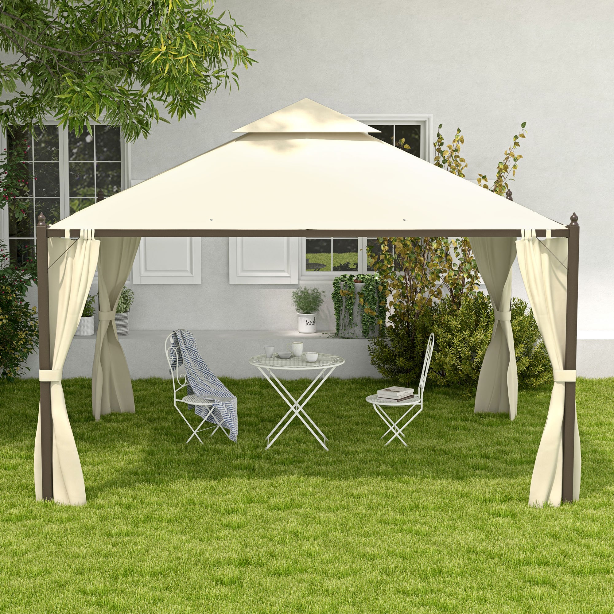 ToolCat BZ2-13-PW Wood-Resin-Gazebos - View #9