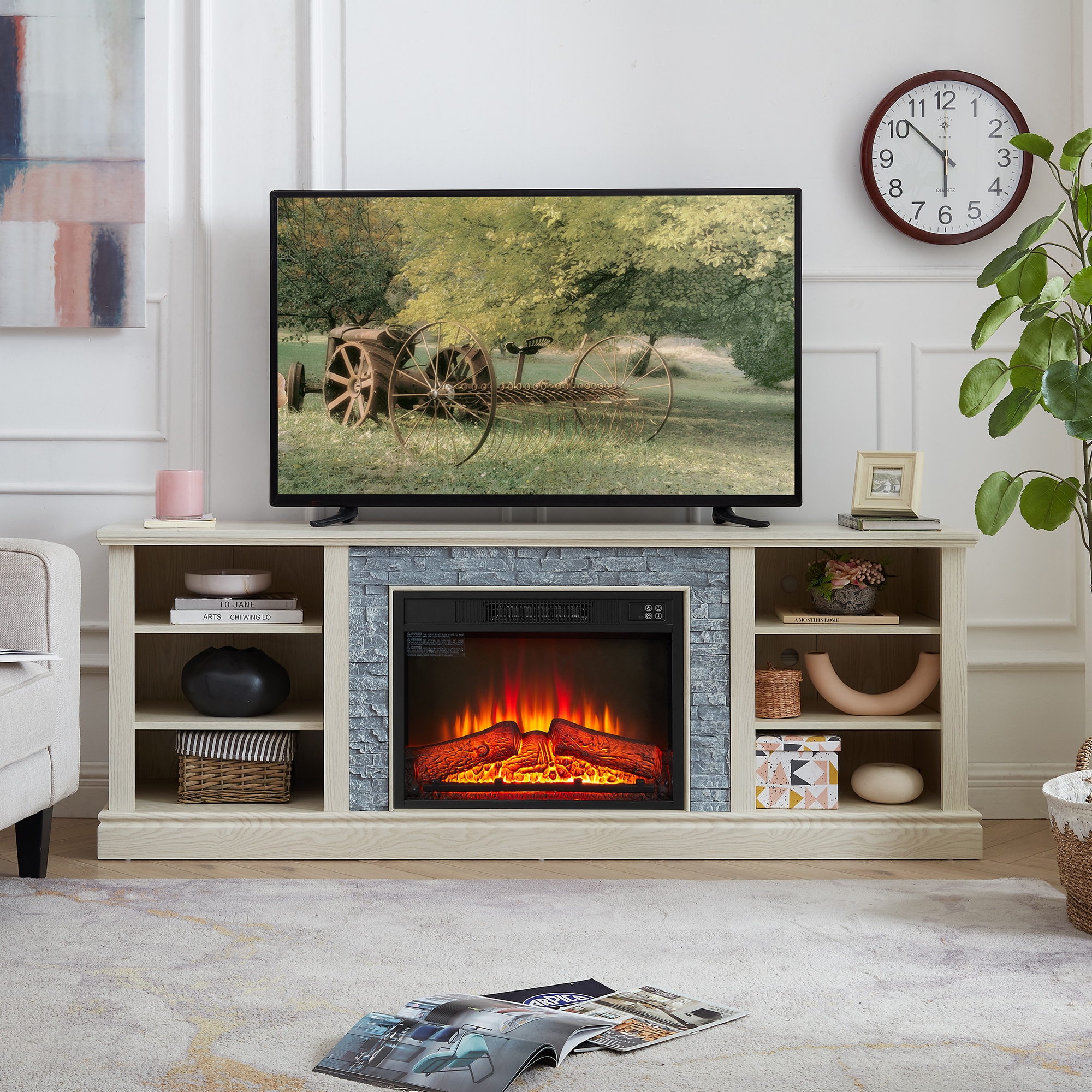 SINOFURN SYC160009BG Electric-Fireplaces - View #2
