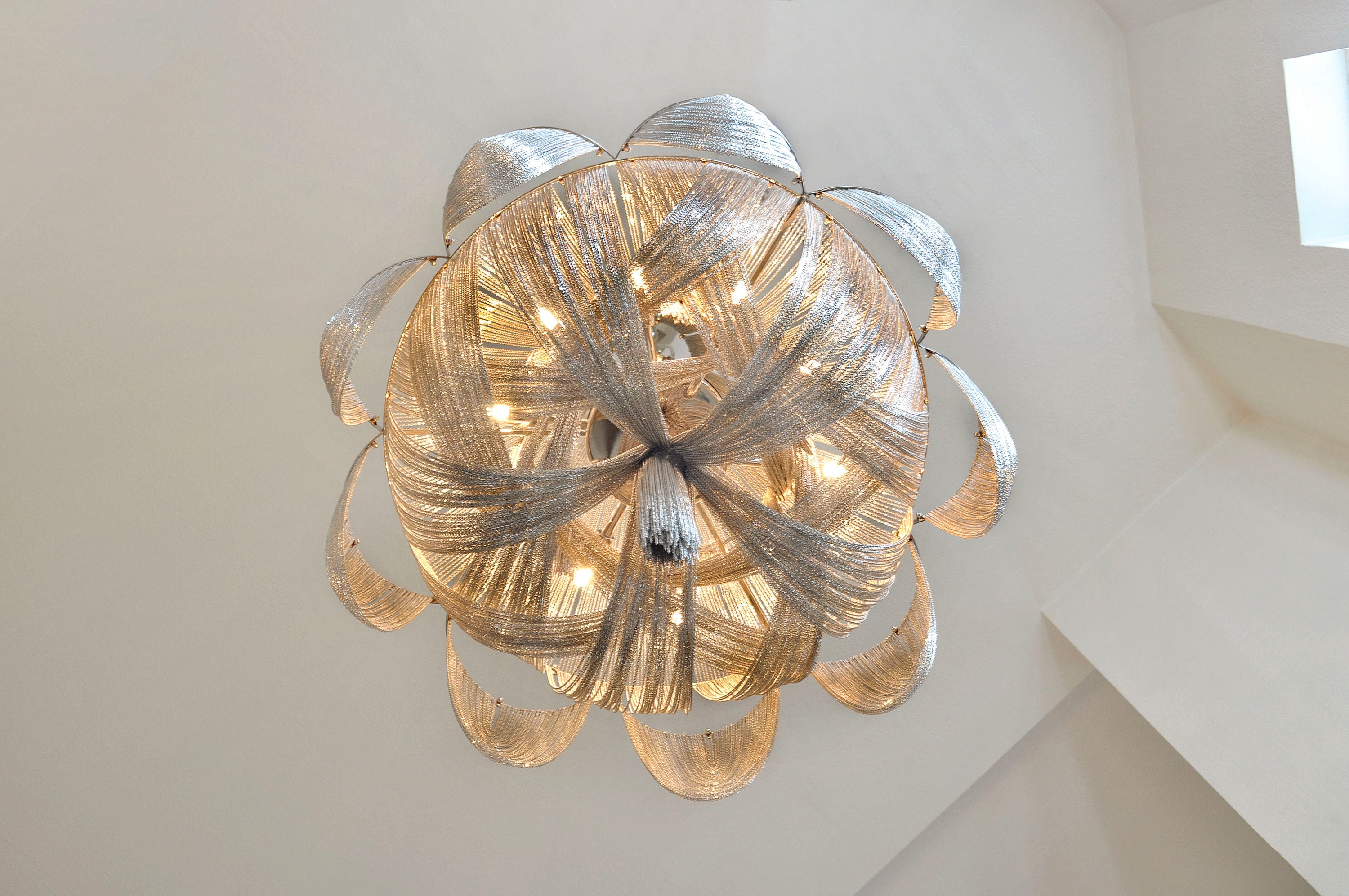 Chantilly Polished Nickel 6-Light Metal Chandelier