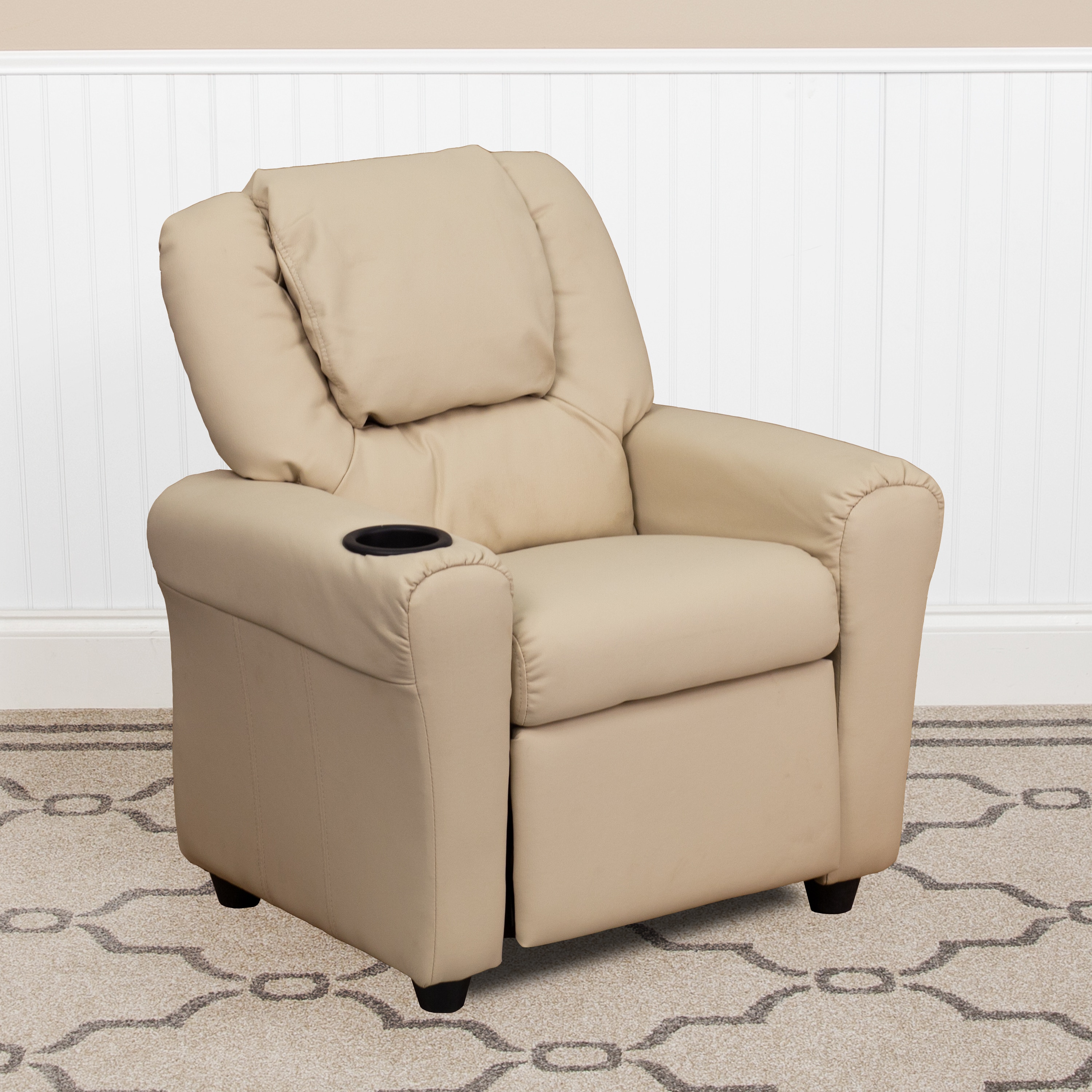 Kids Recliner Chair, Toddlers Recliner with Headrest Footrest and Lumbar  Suppo