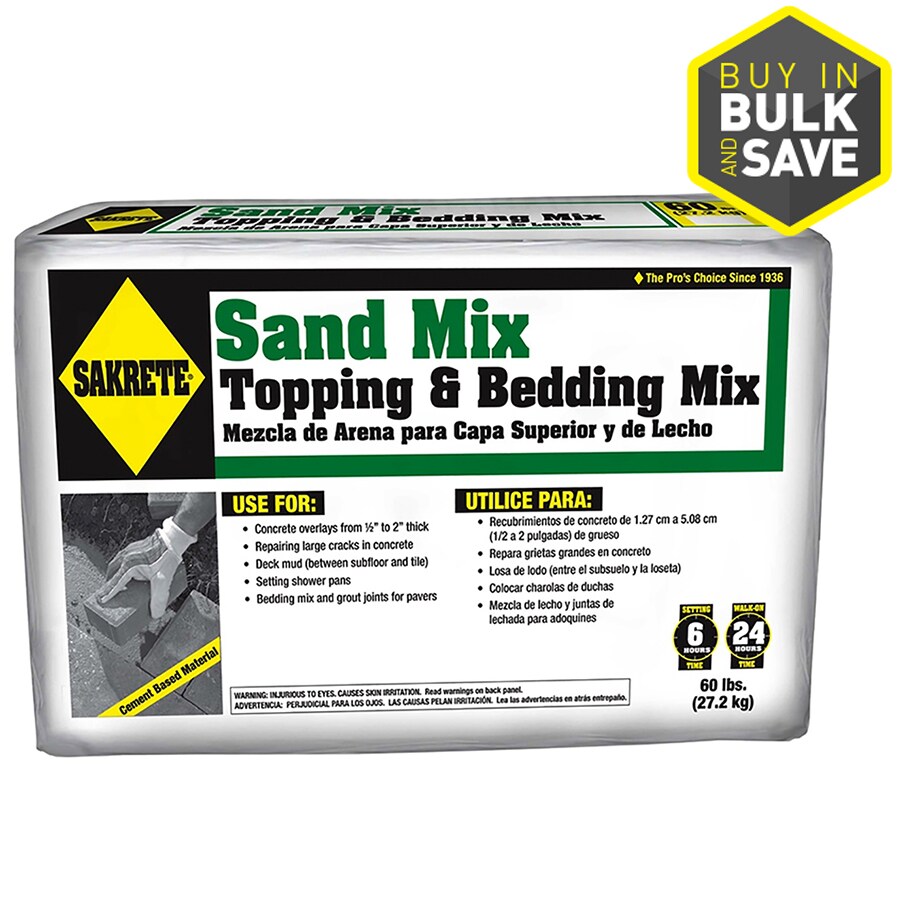 Sakrete 121602 60 Pound(s) Sand mix Concrete mix