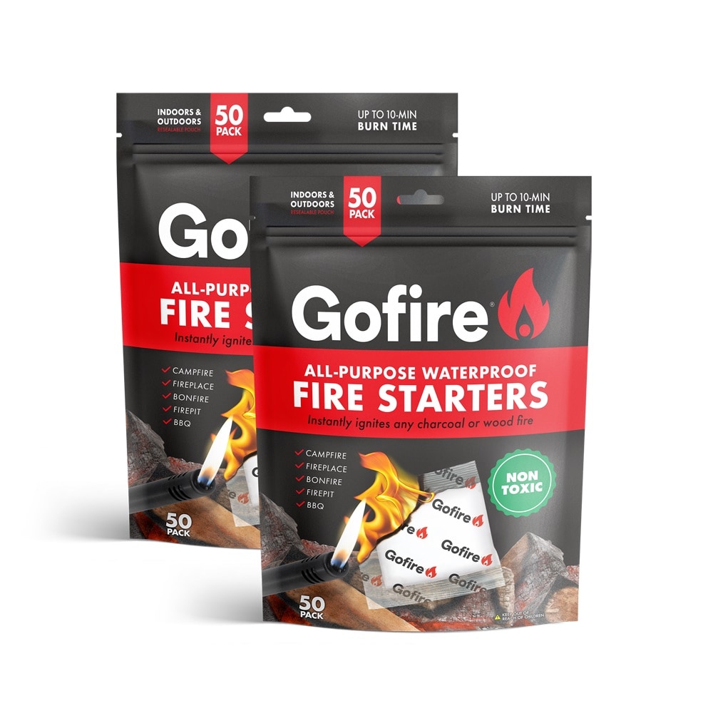 GoFire 32744GF Go Fire 0.02-lb Wax Firestarter 100 -Pack