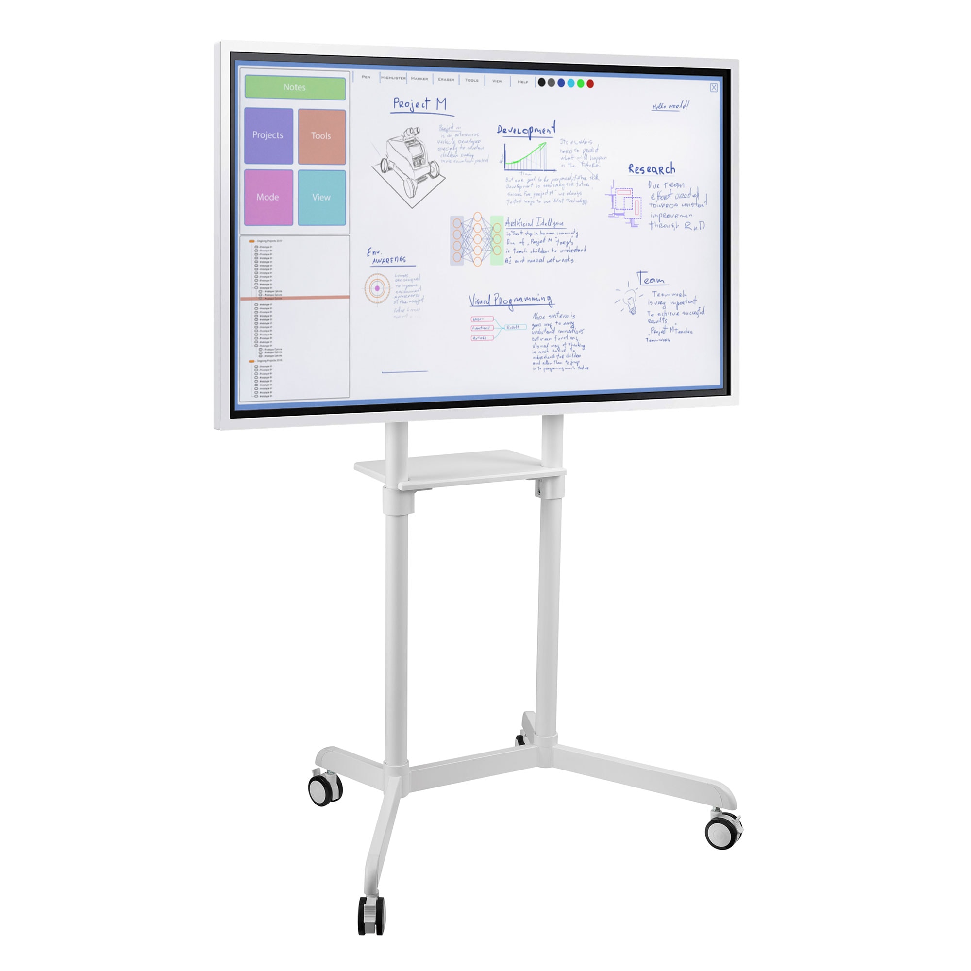 Mount-It! MI-8001 Tv-Stands - View #2
