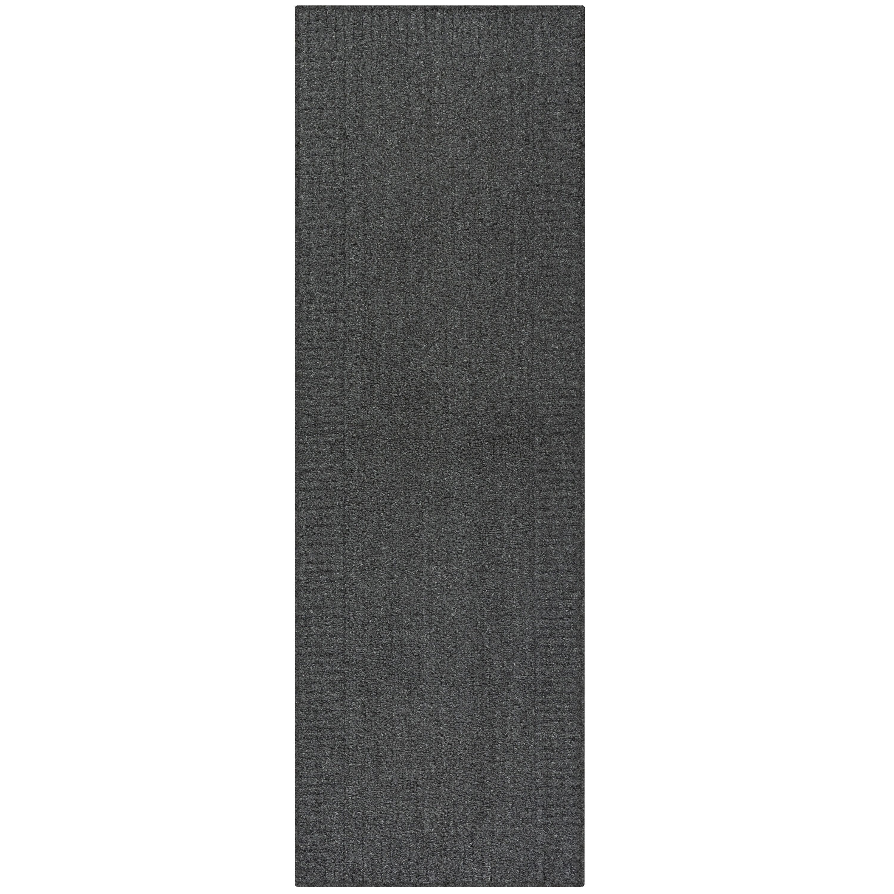 Style Selections 2 X 6 (ft) Grey Indoor Border Machine Washable Runner Rug  in the Rugs department at