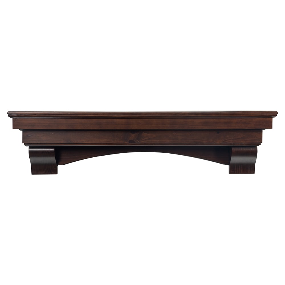 Mantels Direct 60-in W x 8.25-in H x 10-in D Cherry Pine Hollow Traditional Fireplace Mantel SALEM-60-CHR Sansujyuku sansujyuku.com