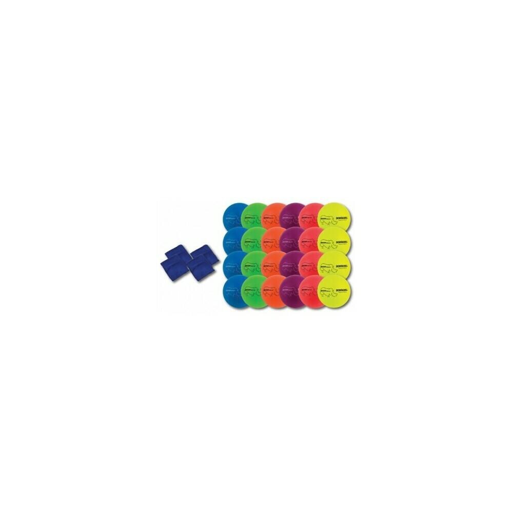  ZX9OLMPS547 Rhino Skin Neon Rainbow Dodgeball Set