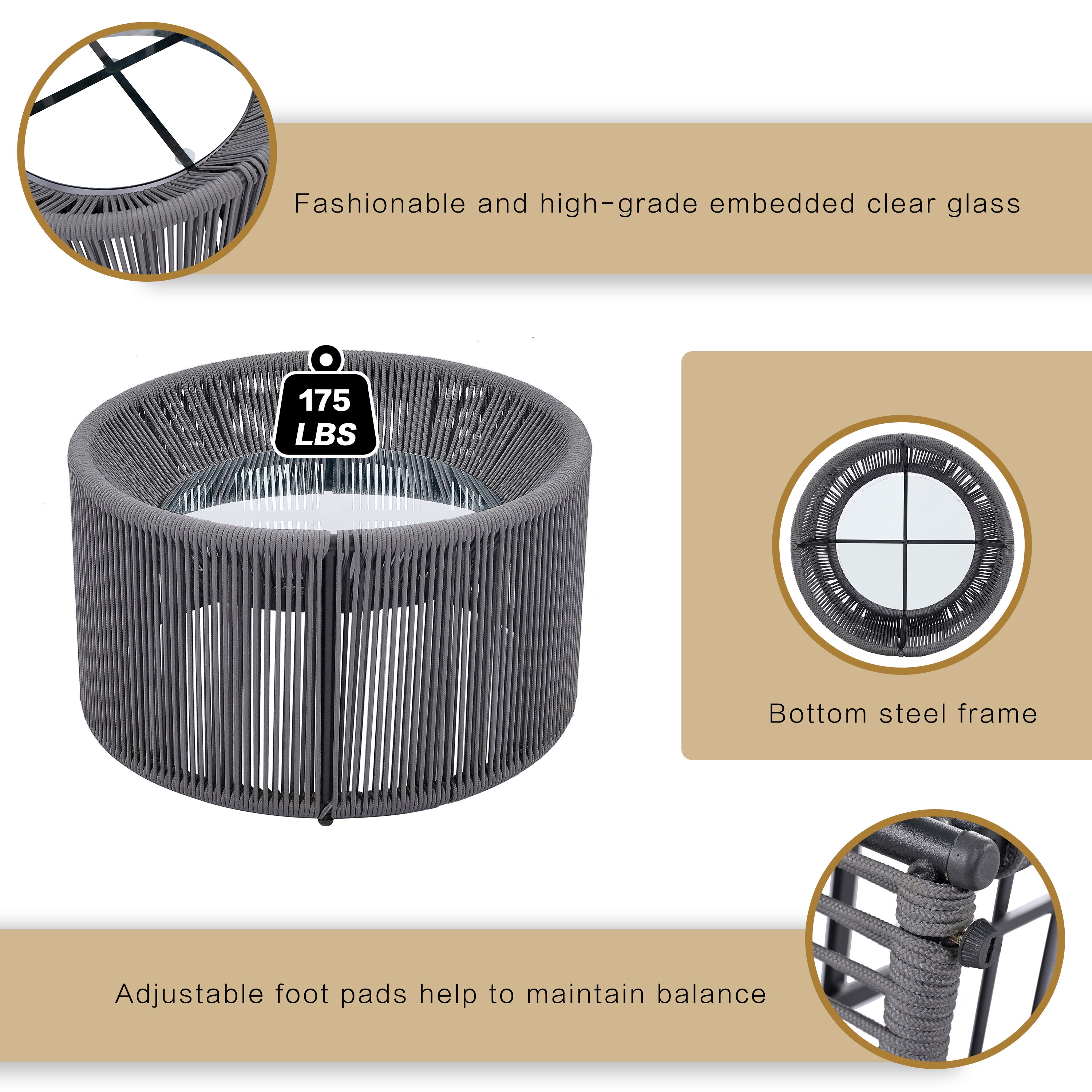 ModernLuxe L-TM000002AAE Patio-Conversation-Sets - View #7