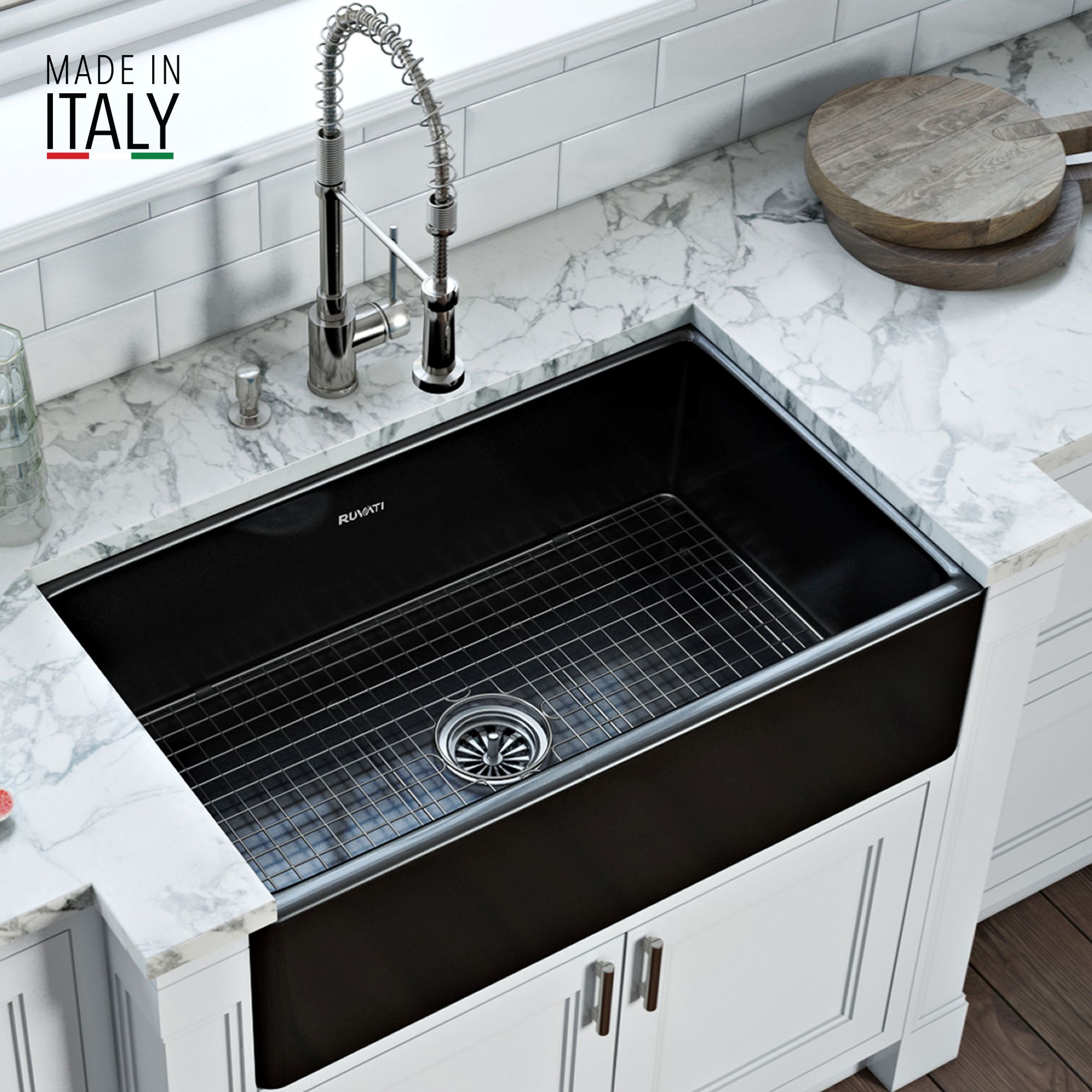 Ruvati RVL2300BK Kitchen-Sinks - View #3