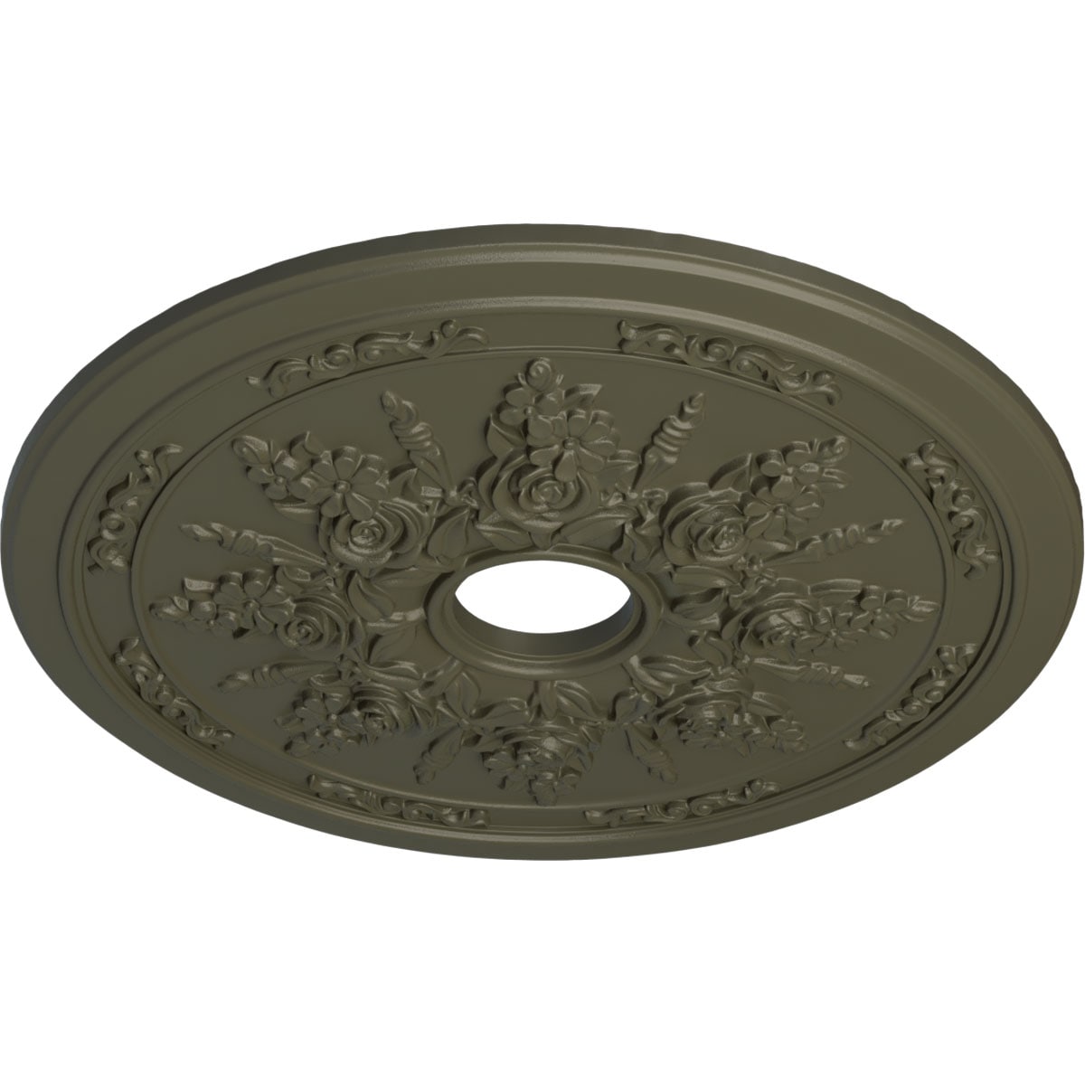 Ekena Millwork CM23ROWHF Ceiling-Medallions - View #2