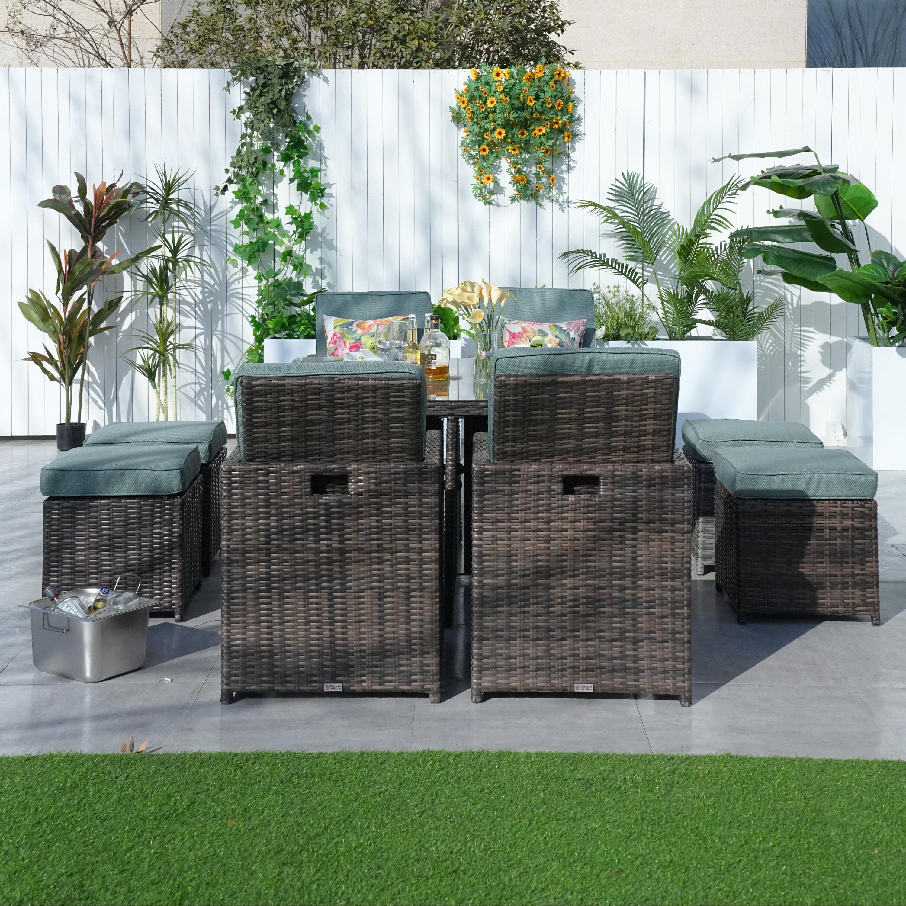 Direct Wicker DWD-3234BR-CE Patio-Dining-Sets - View #5