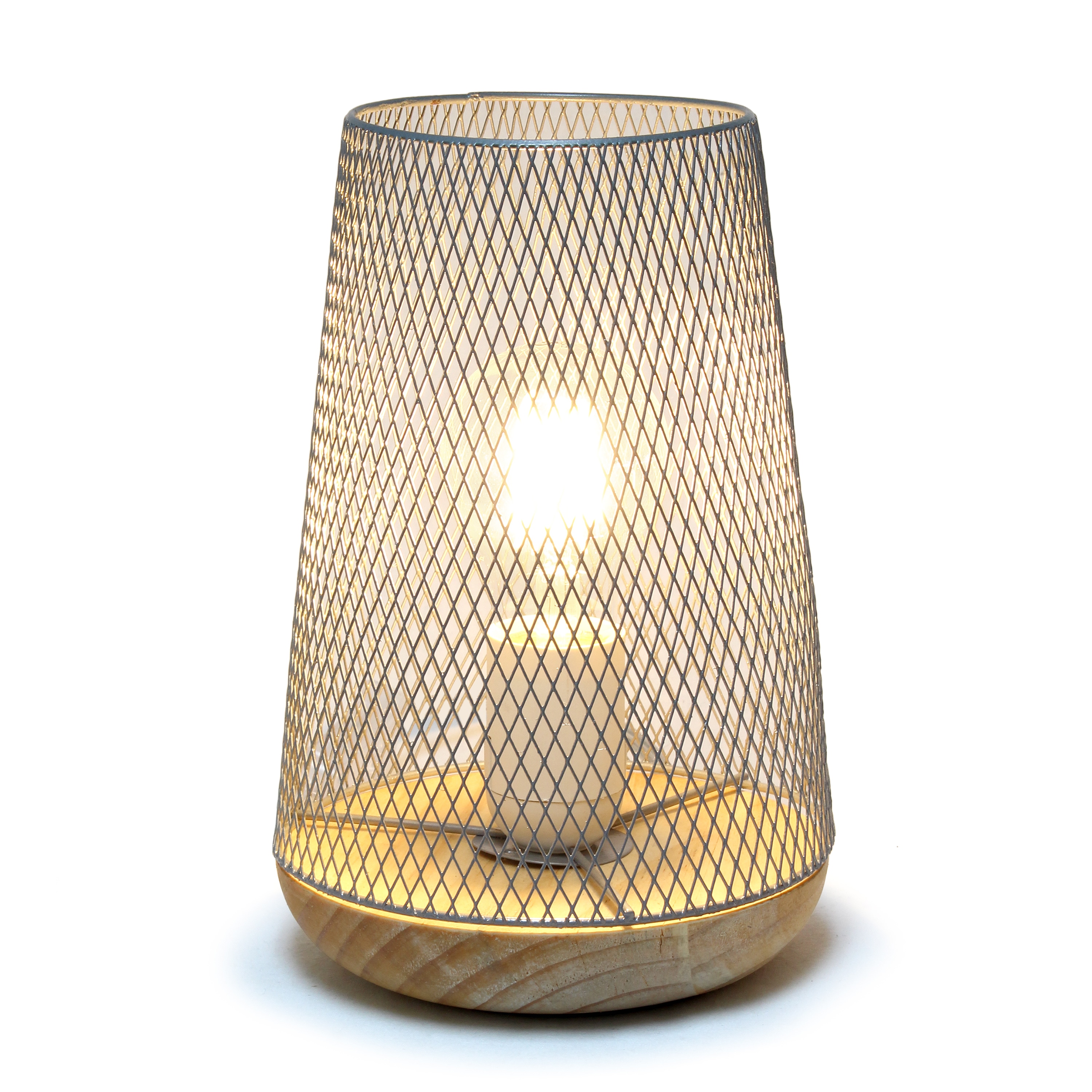Simple Designs LT1074-GRY Table-Lamps - View #2