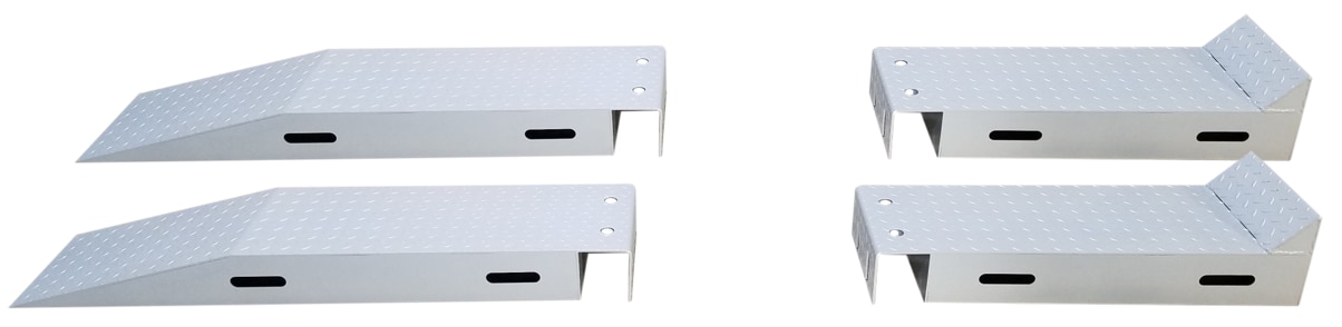 IDEAL MSC-FL-RAMPSET The MSC Forklift Ramp Set allows Forklift to be driven onto an elevated lifting position. Must be used with MSC Forklift Spacers. (Also works with MSC-13K-B Lifts.)