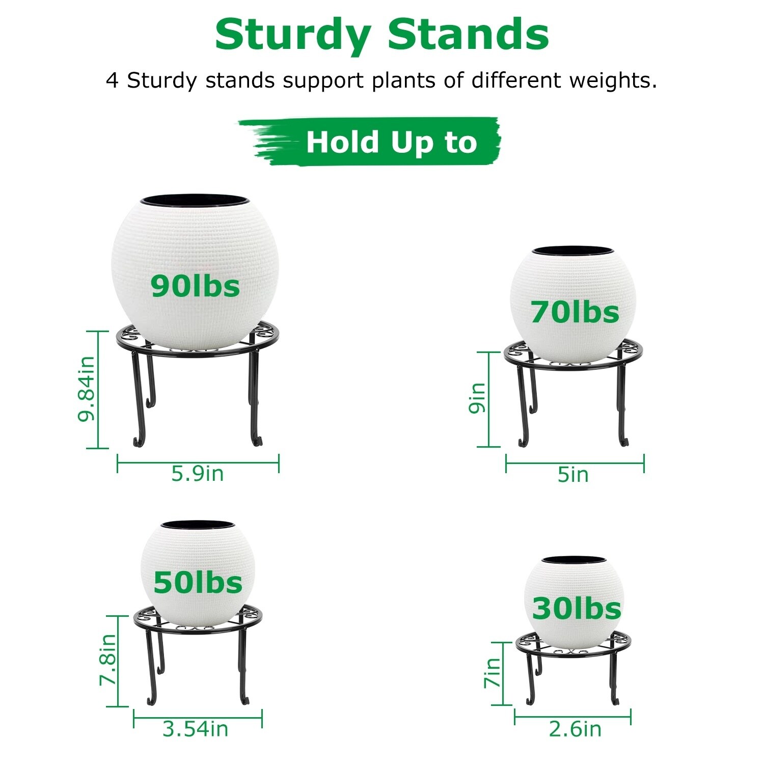 AHIOU HOME ZAAHD-H265NUPS Plant-Stand - View #9