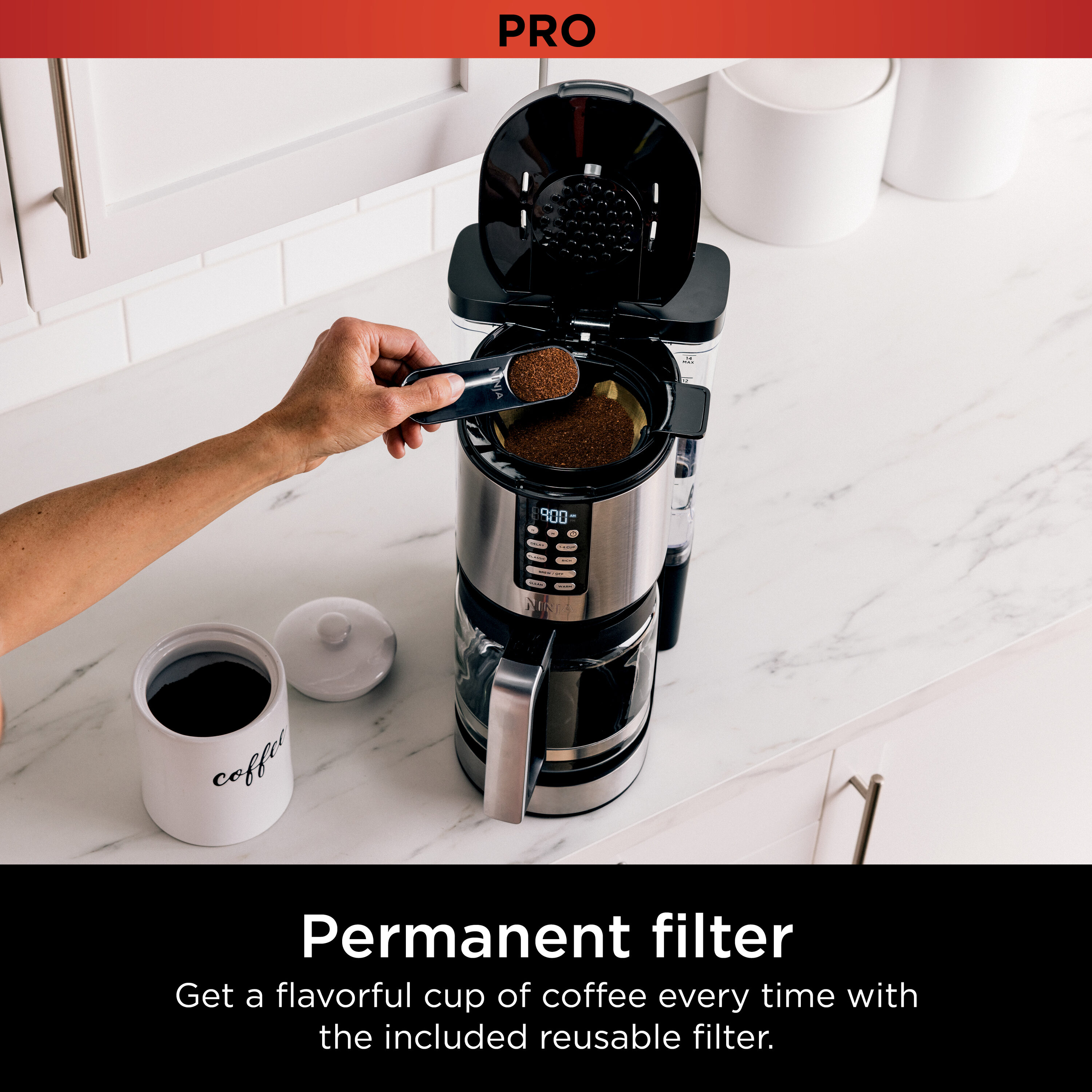 Goldtone Reusable 8-12 Cup Basket Filter Fits Black & Decker Coffee Machines and Brewers replaces Your Black+decker Reusable Coffee Filter and per