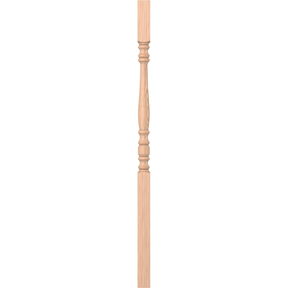 L.J. Smith Stair Systems S-5005-H 39 39-in x 1.625-in Unfinished Hemlock Square Top Stair Baluster