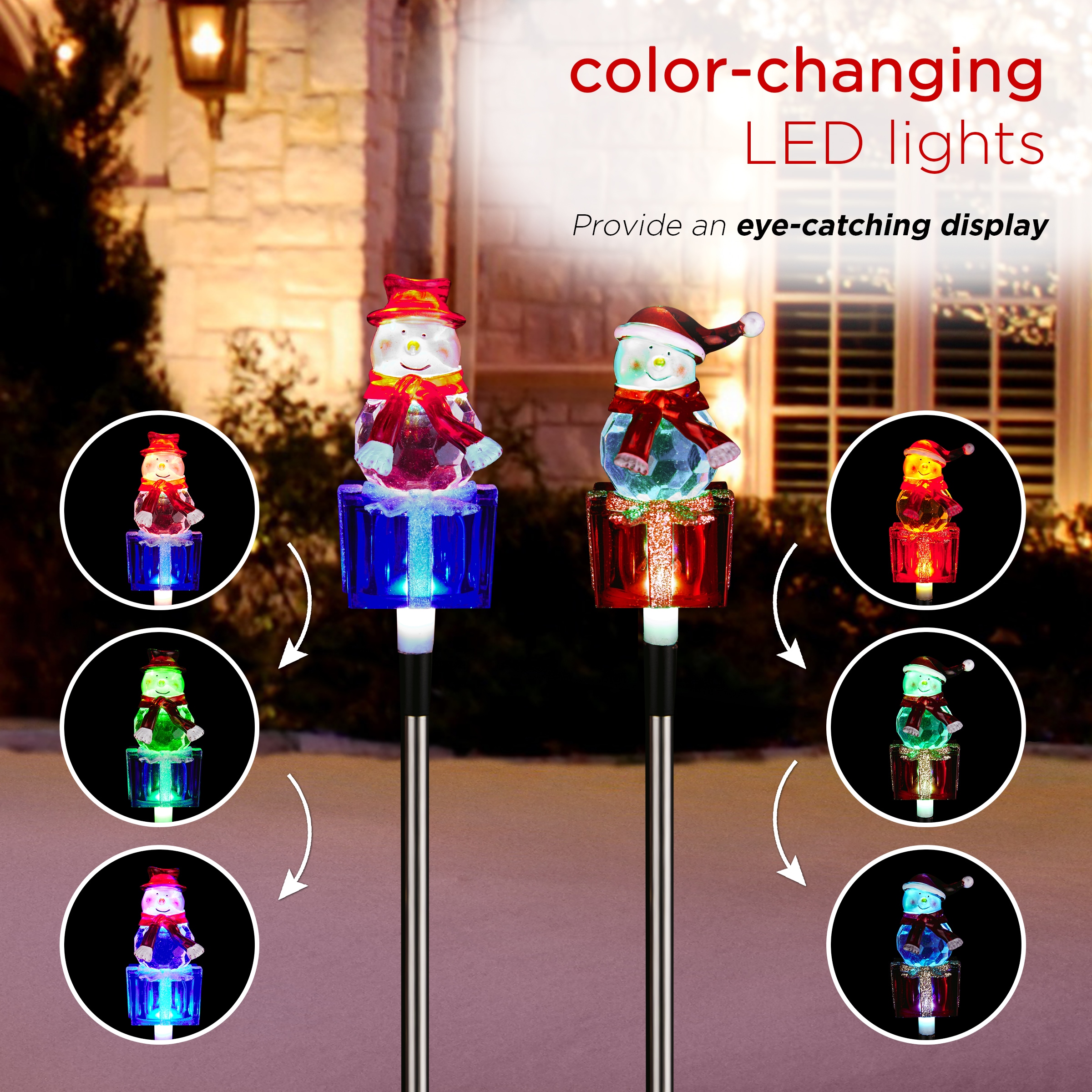 Alpine Corporation LAN346A-SLR-2 Outdoor-Christmas-Decor - View #5