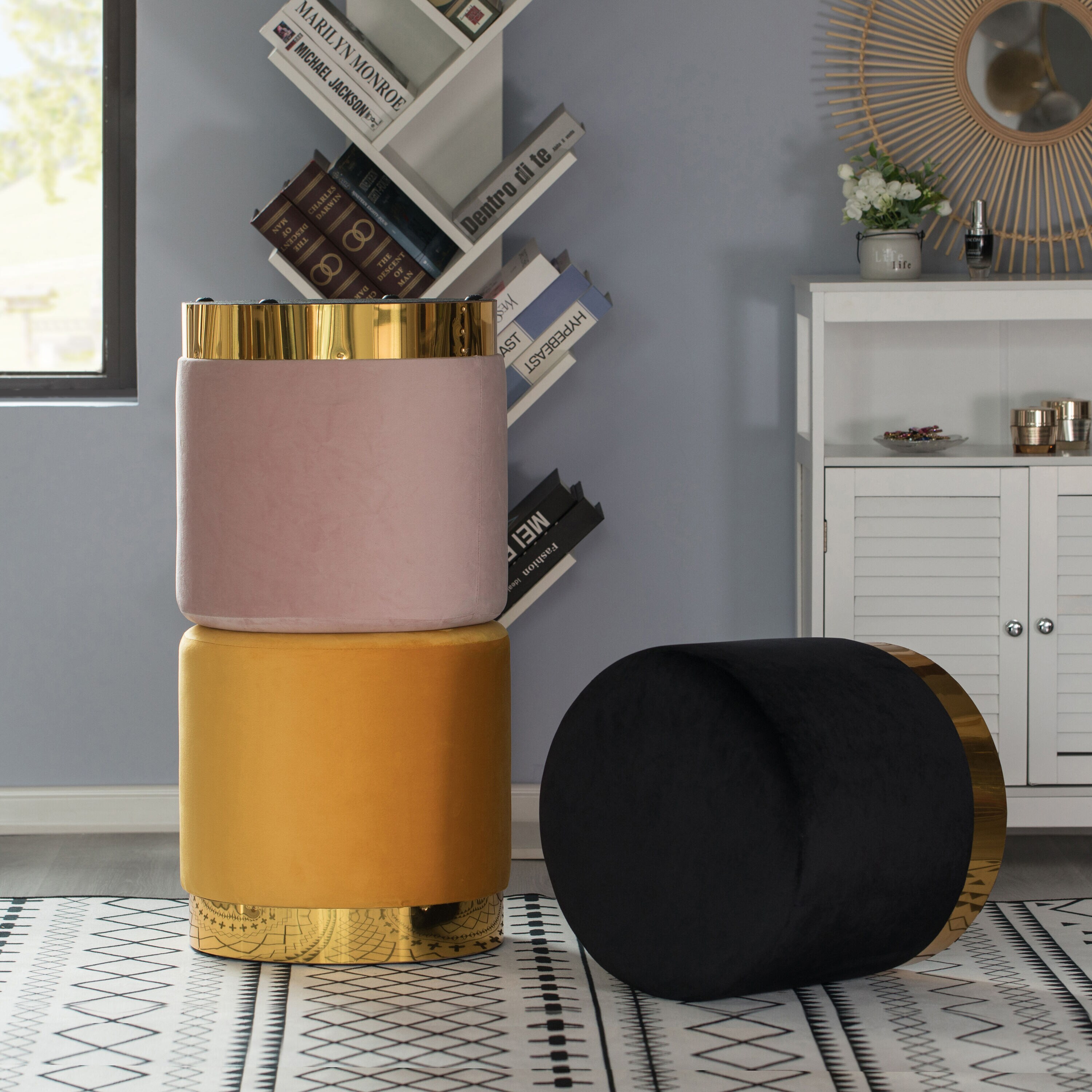FABULAXE QI004323.MD Indoor-Ottomans - View #3