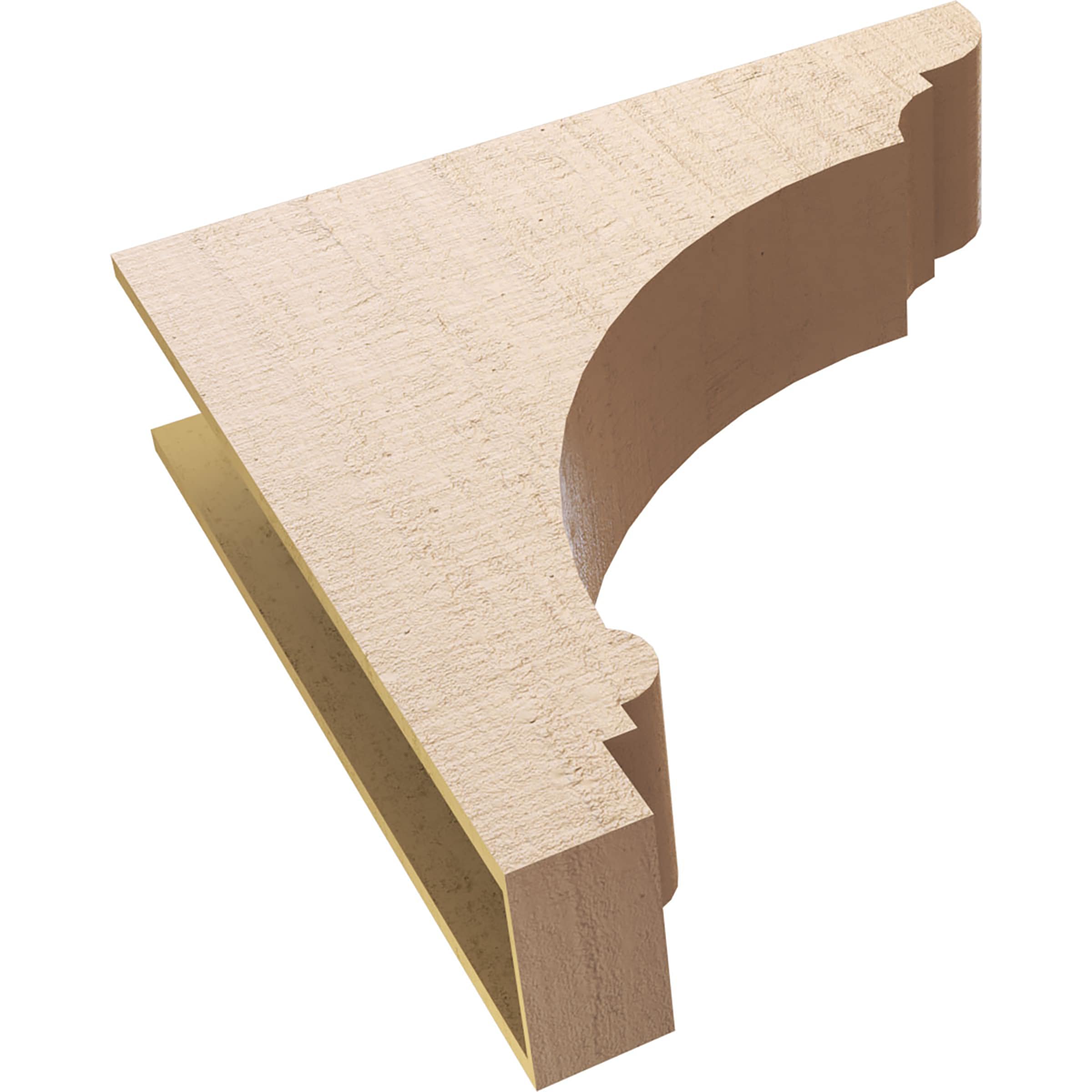 Ekena Millwork CORU09X36X36HUGRCPR corbels - View #6