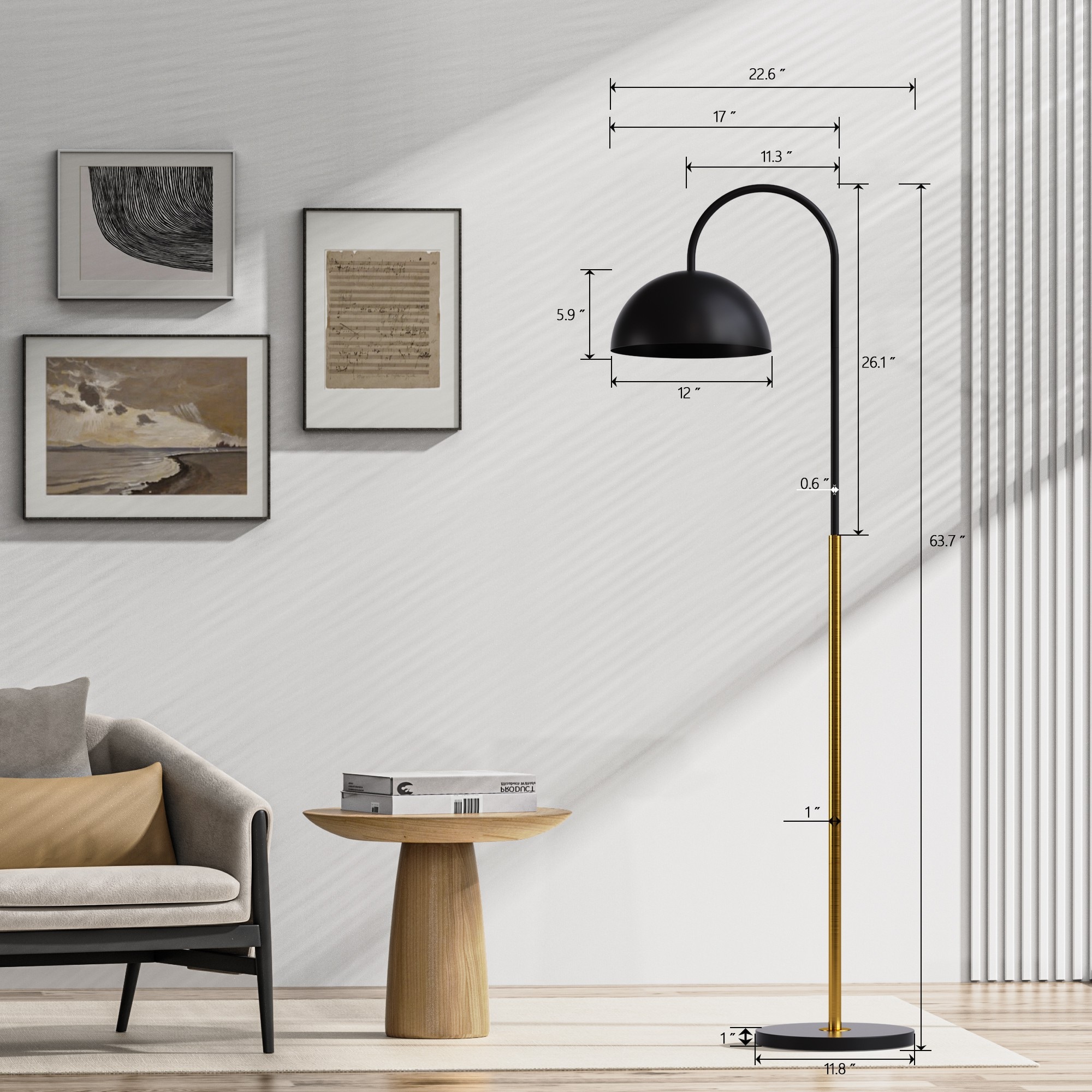 Maxax F260-BK floorlamps - View #5