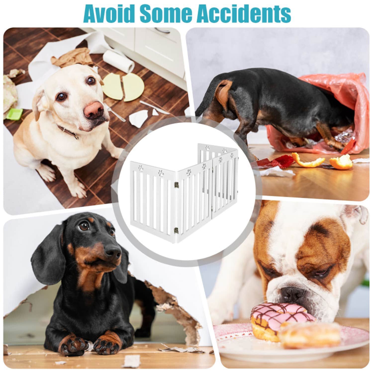 Mondawe MO-PS7401WH Pet-Gates - View #4