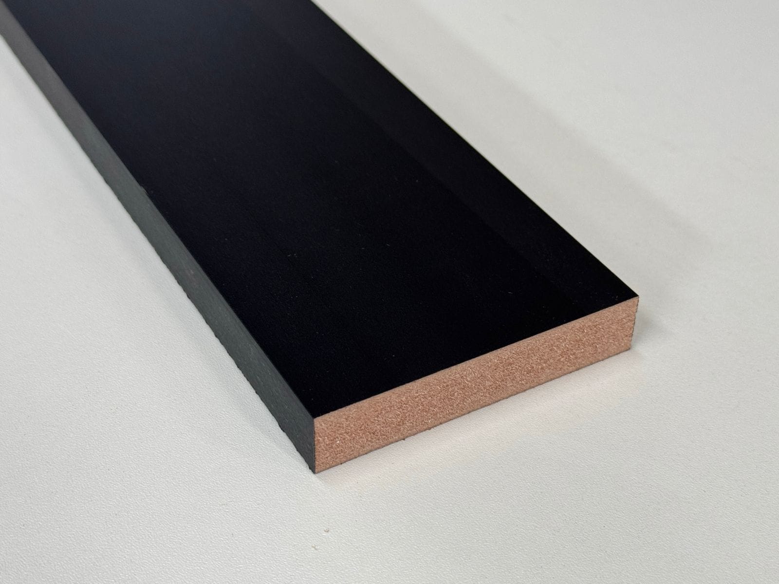 allen + roth 148-PFBLKMDF8 11/16-in x 3-1/2-in x 8-ft Painted S4S MDF Board