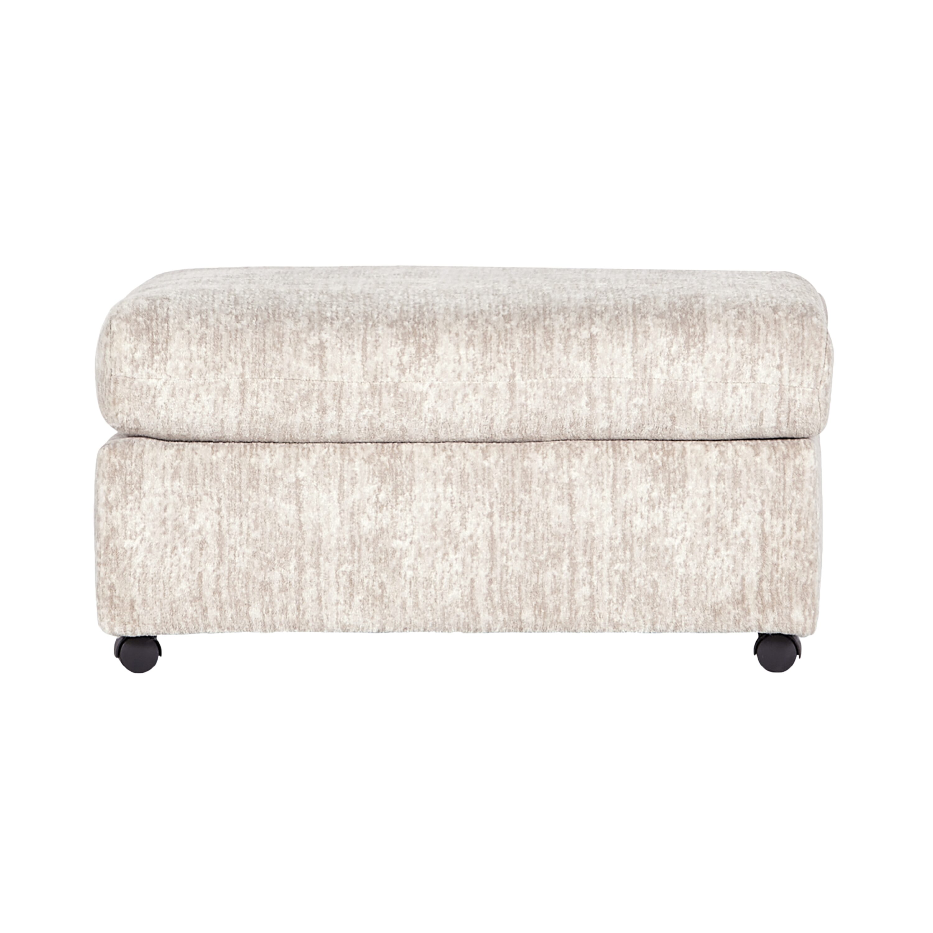 Roundhill Furniture Nason Casual Champagne Ottoman