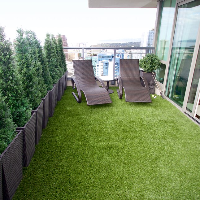 SYNLawn 12-ft W x Cut-to-Length Fescue Artificial Grass SYNLawn 12-ft W x Cut-to-Length Fescue Artificial Grass