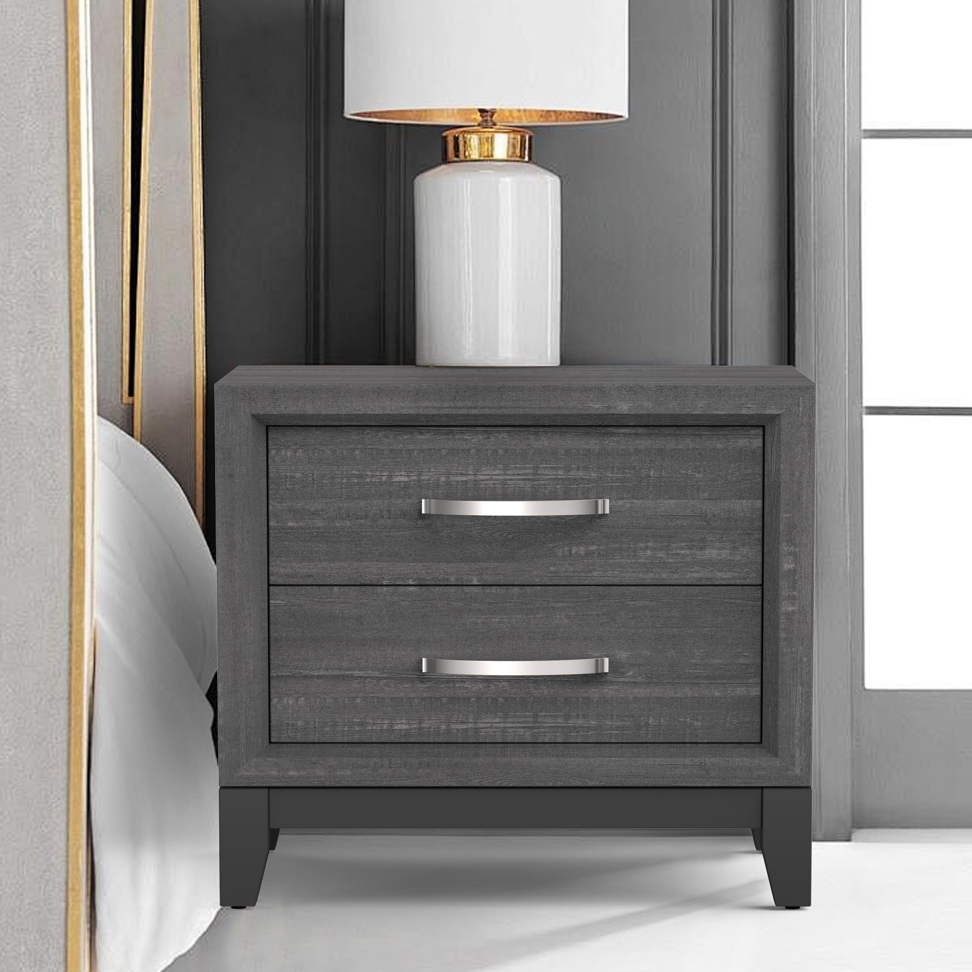 IHOMEadore MDFM7215GY-N nightstands - View #5