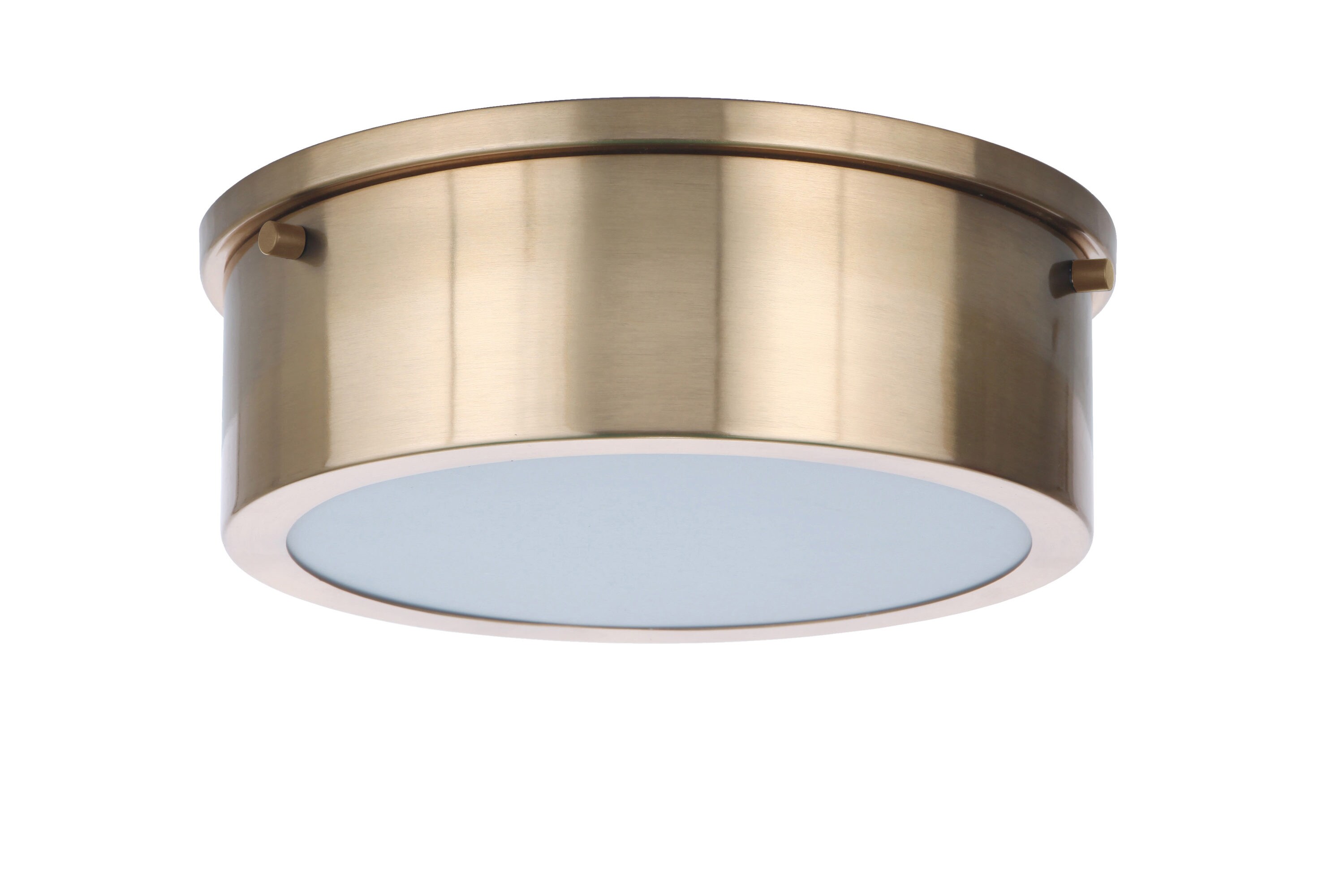 Craftmade X6709-SB-LED Fenn 1 -Light 9-in Satin Brass Integrated LED Flush Mount Light