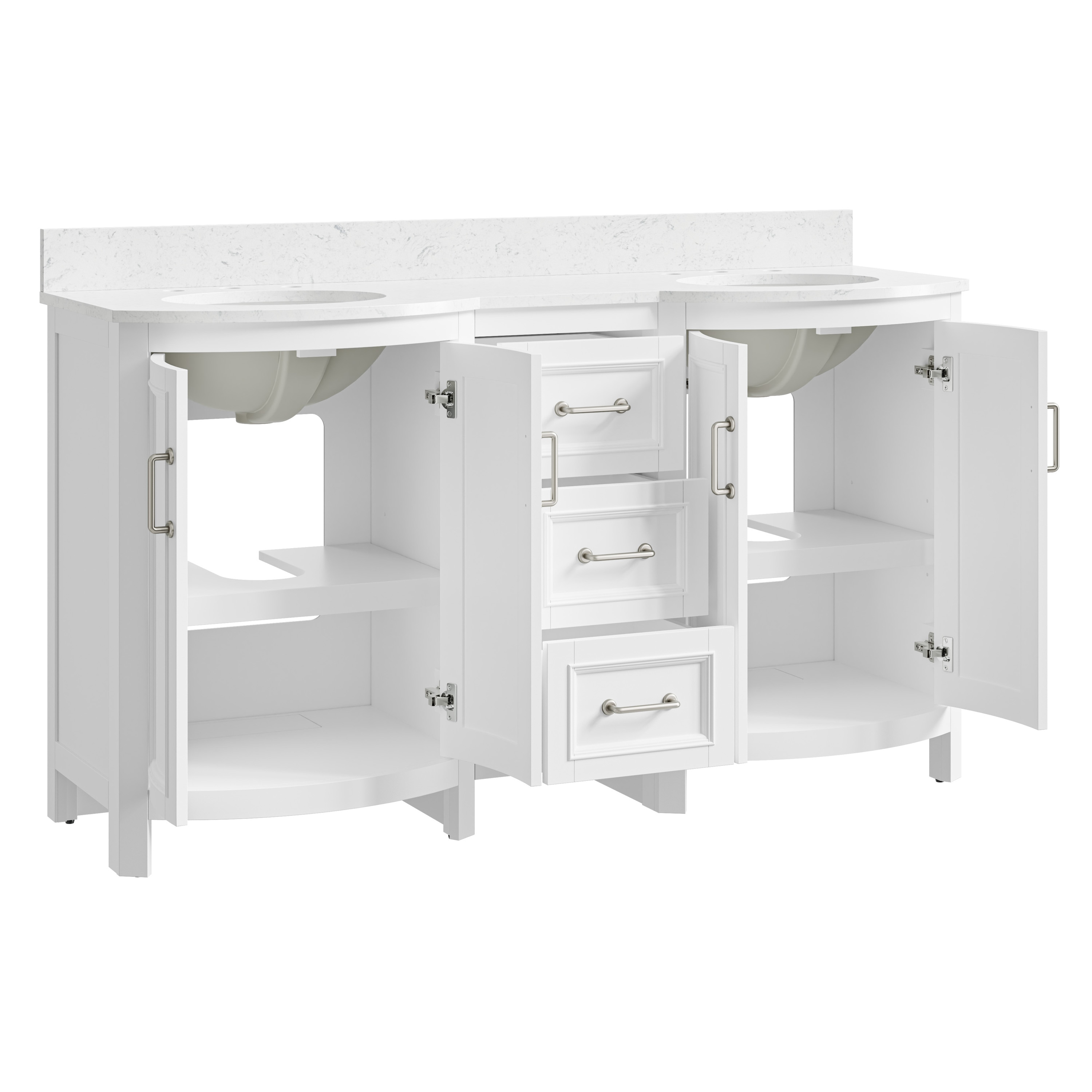 allen + roth 1007VTC-60-201-925UO Bath-Vanity-Combo - View #4