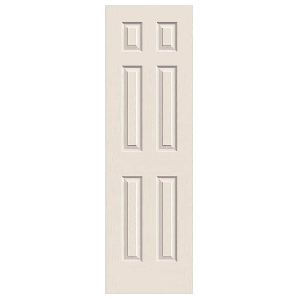 RELIABILT Colonist 24-in X 80-in 6-panel Textured Hollow Core Primed ...