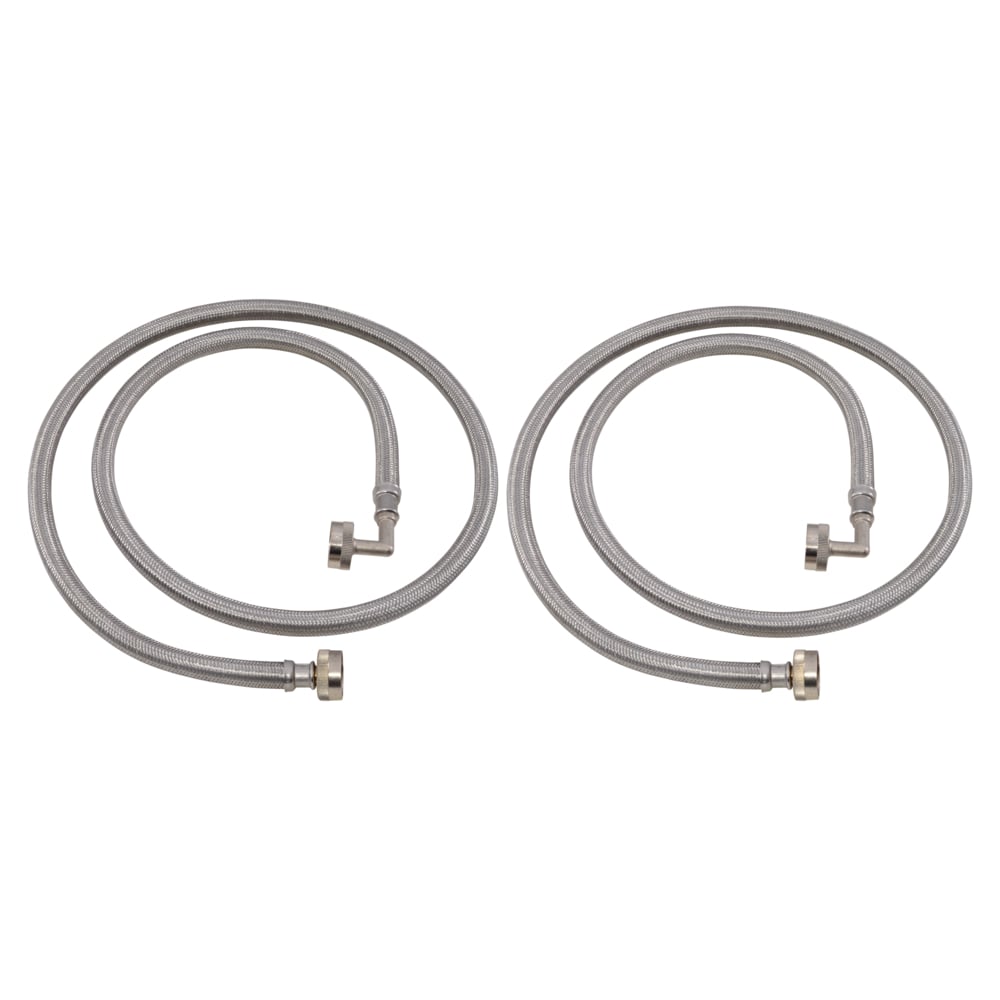 EASTMAN 2-Pack 5-ft 3/4-in FHT Inlet x 3/4-in FHT Outlet Stainless ...