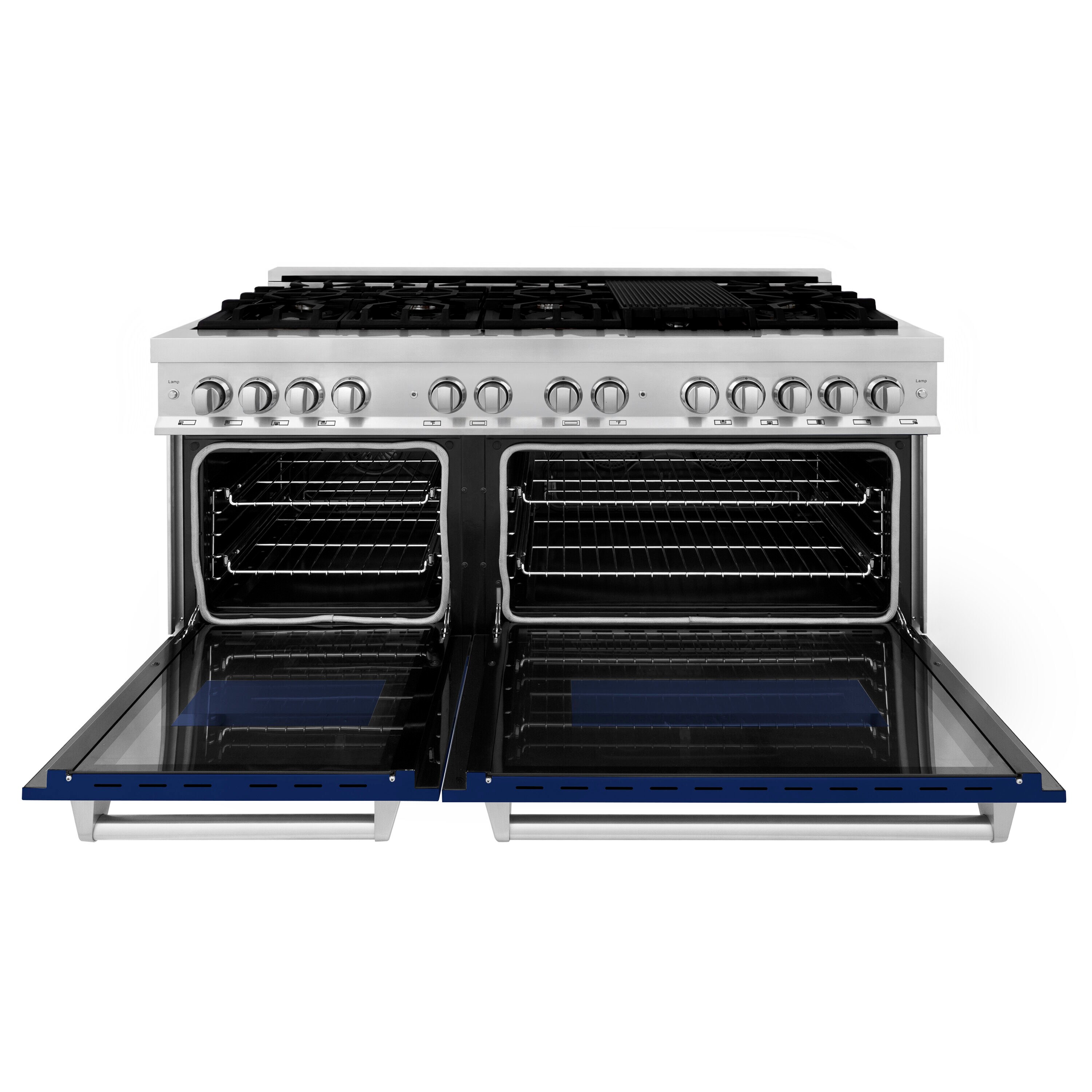ZLINE KITCHEN & BATH Professional Autograph Edition 48-in 7 Burners 4.2-cu  ft / 1.8-cu ft Convection Oven Freestanding Double Oven Dual Fuel Range in  the Double Oven Dual Fuel Ranges department at