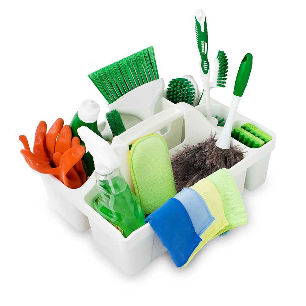 Libman 5-Compartment Polypropylene Cleaning Caddy in the Cleaning Caddies  department at