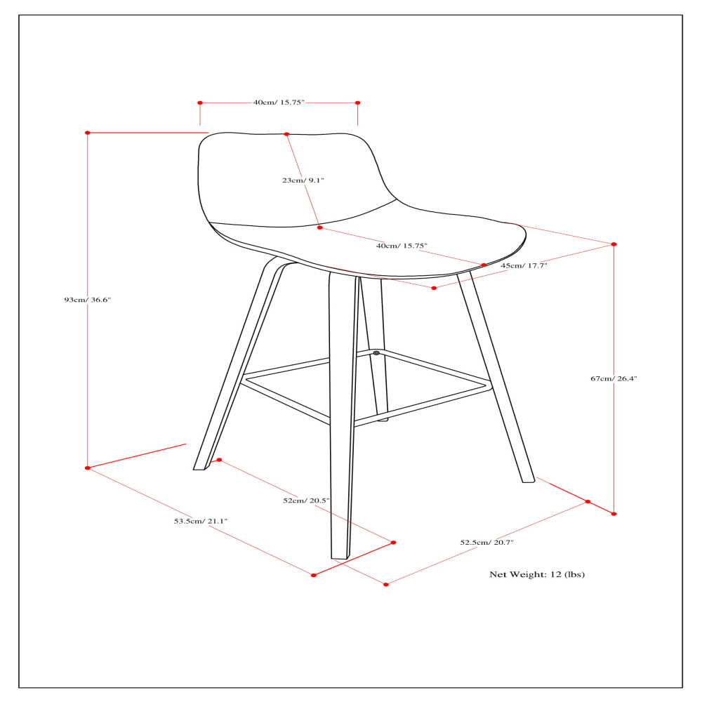 Simpli Home AXCRAN26N-DT stools - View #10