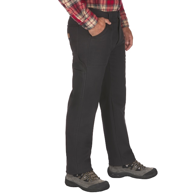 Coleman Men's Gray Canvas Cargo Work Pants (34 X 30) in the Pants  department at