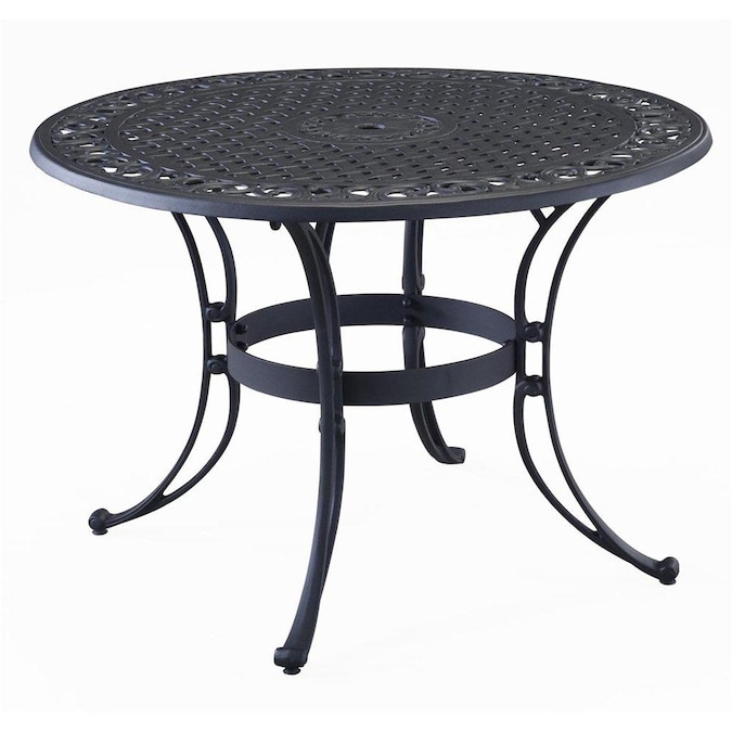 Round Dining Table In The Patio Tables, 48 Inch Round Glass Patio Dining Table
