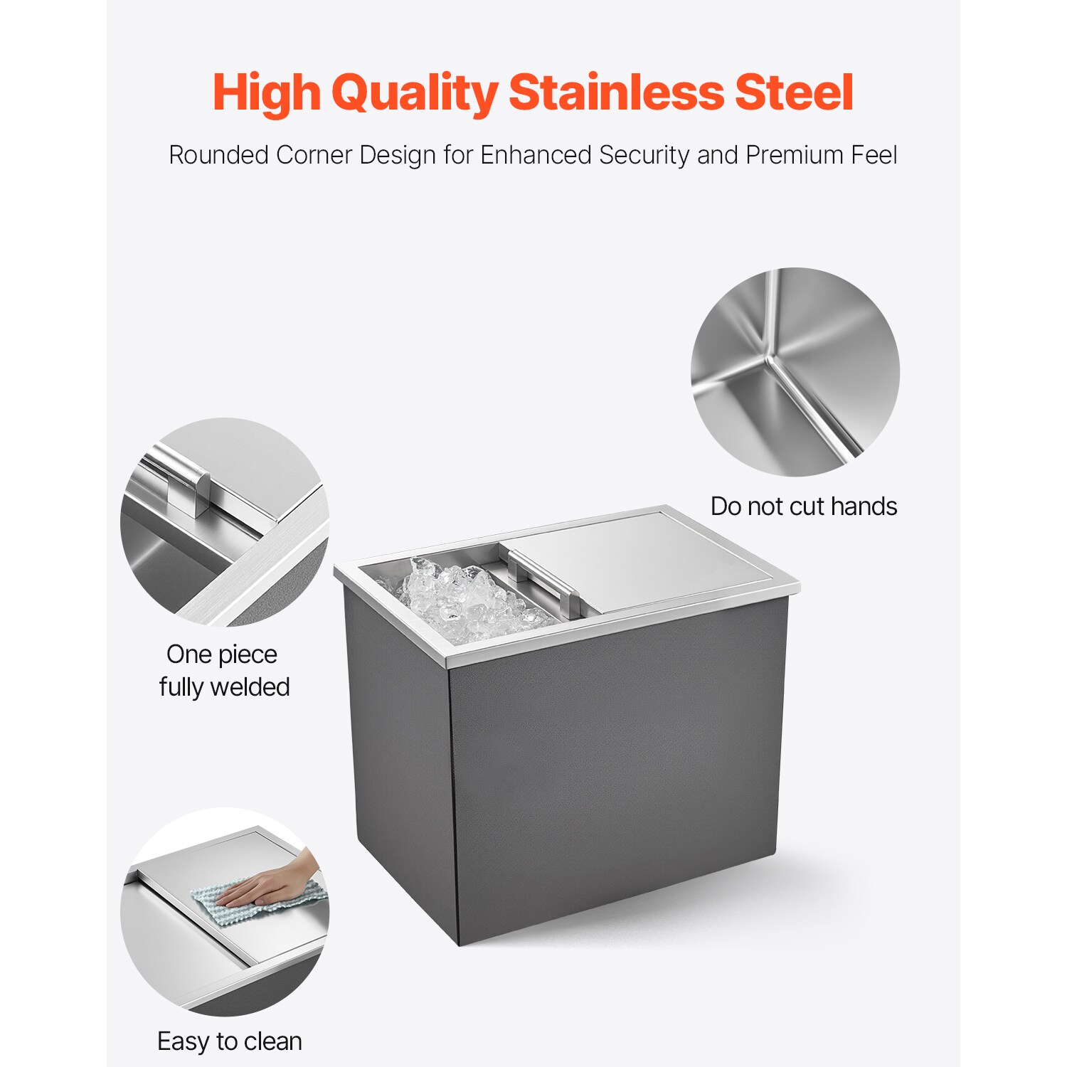 VEVOR SCQRSCBC201B07269V0 Ice-Buckets - View #4