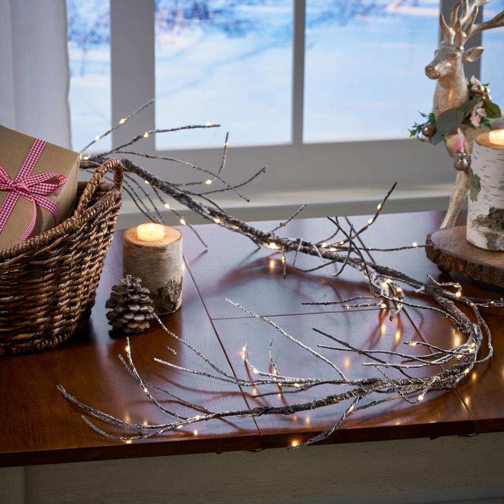 6-ft Electric LED Twig Garland | Mantel LED Garlands | Fast Shipping