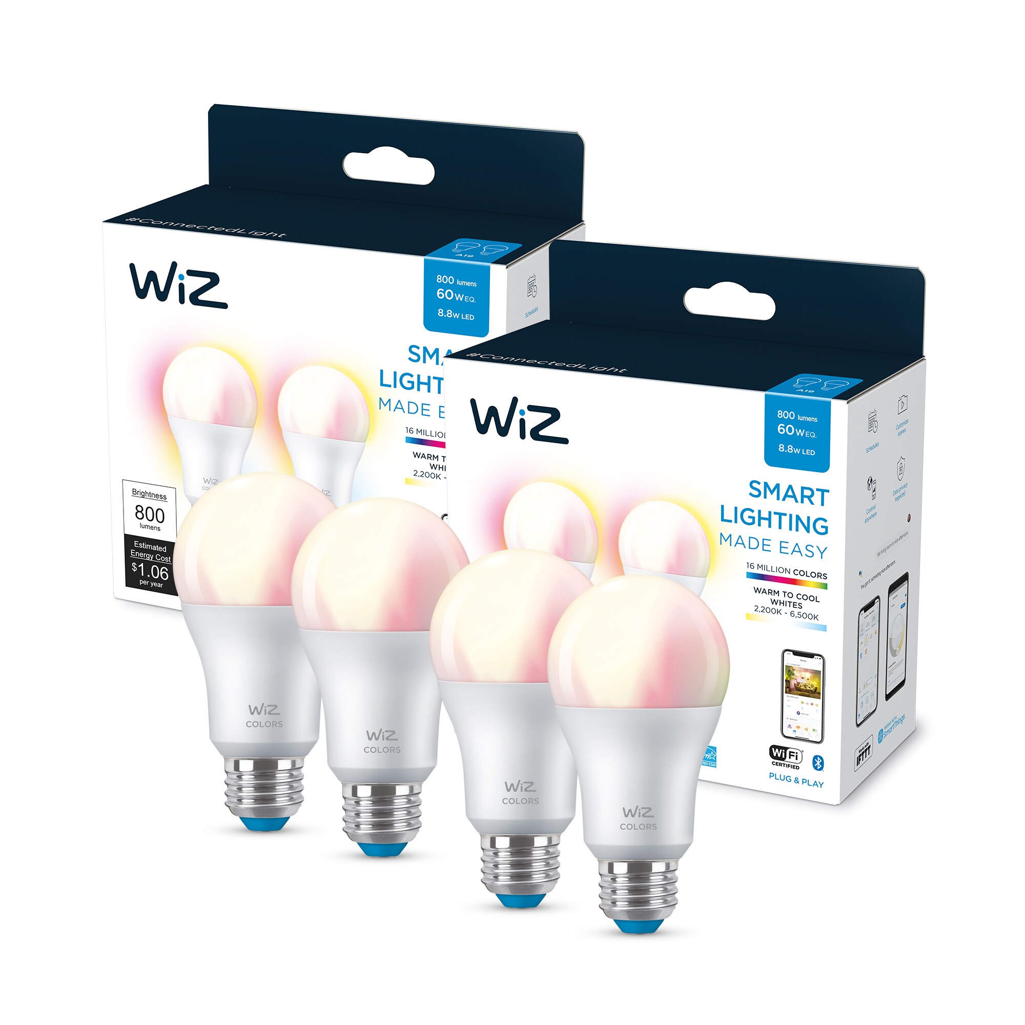 Merkury Innovations BR30 Smart Light Bulb 1-Pack™ 65w Dimmable White LED 