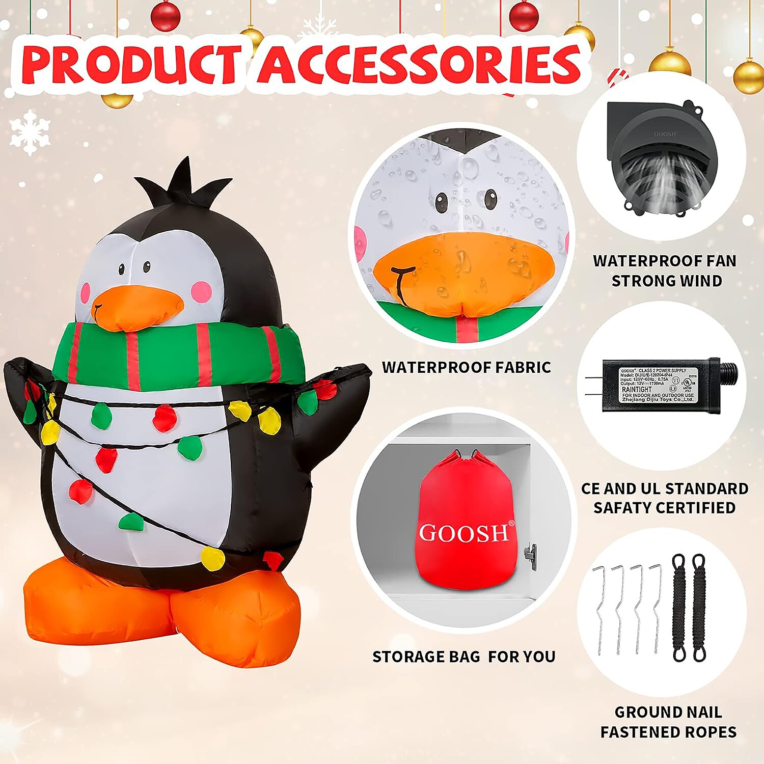 GOOSH DJ-SD-27245 Christmas-Inflatables - View #6