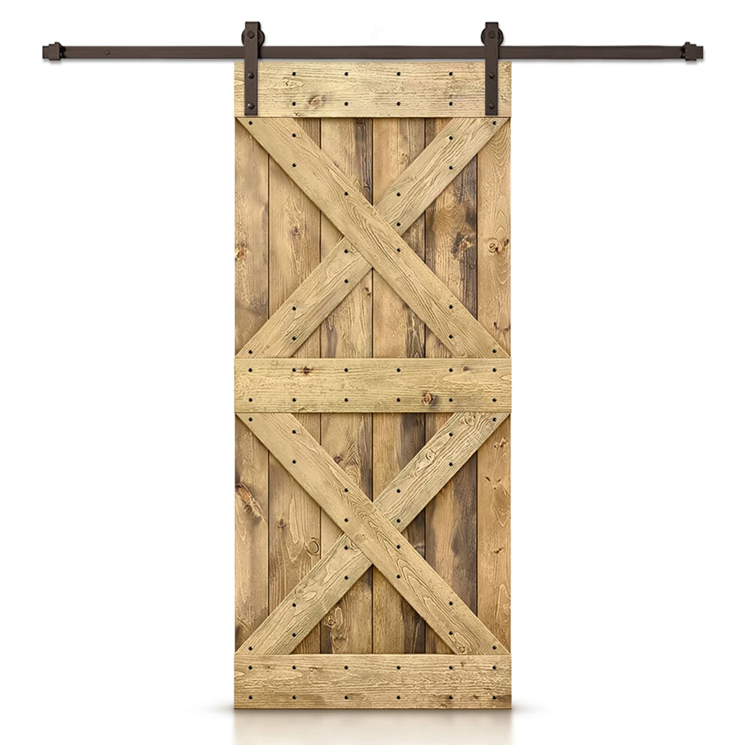 Brown Cross bar Barn Doors at Lowes.com