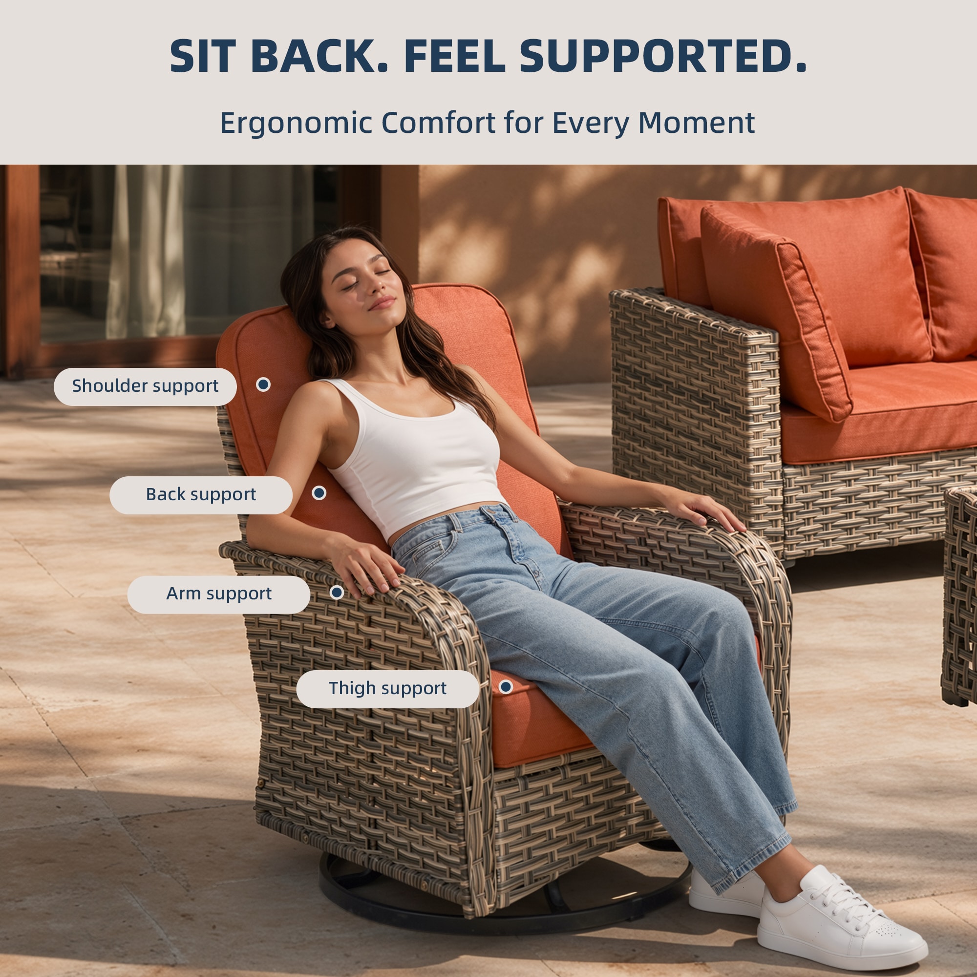 weaxty CFPDSCRRSYZVNC809 Patio-Sofas-Daybeds - View #4