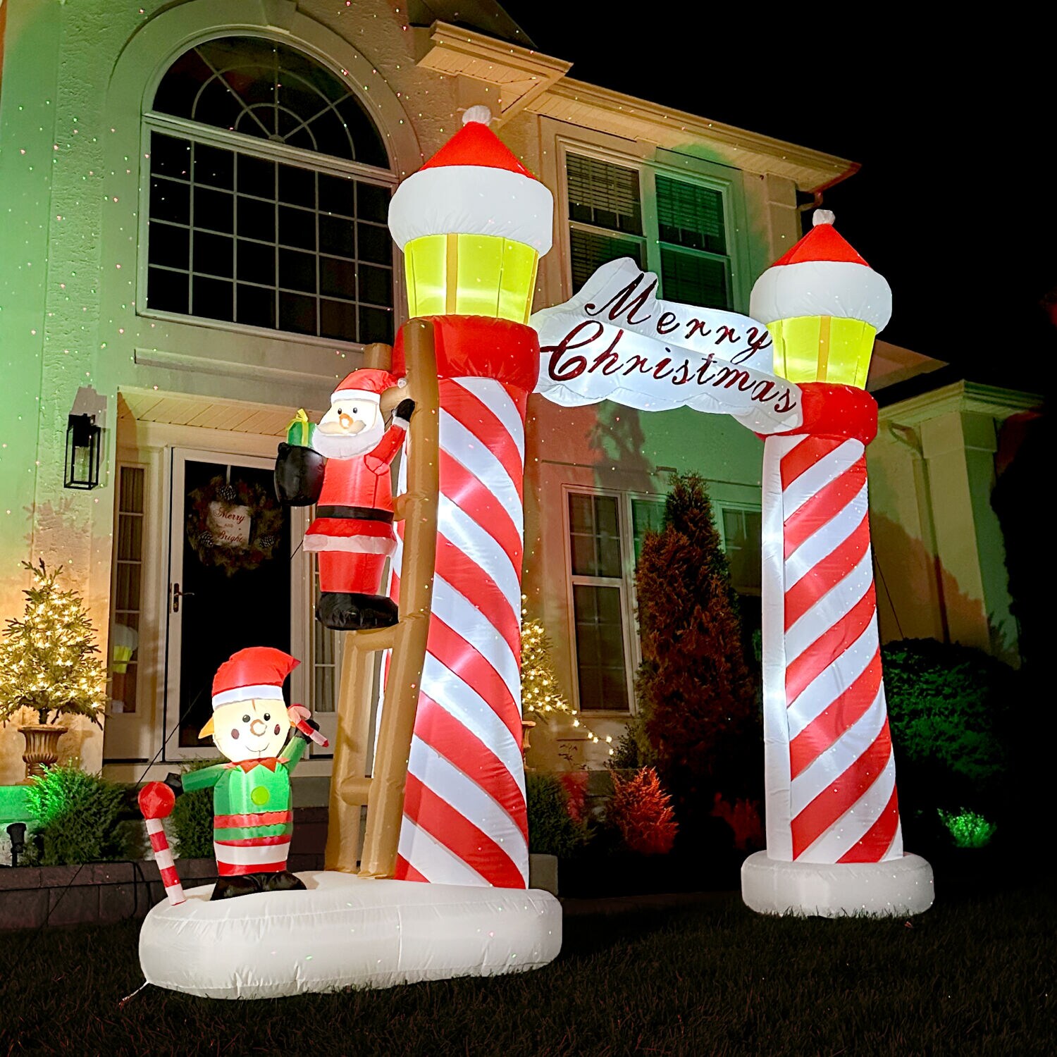 Fraser Hill Farm FHFARCHWY093-L Christmas-Inflatables - View #2