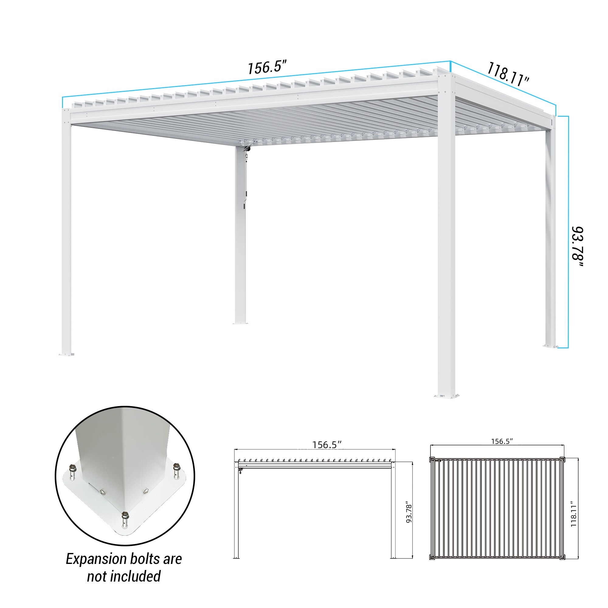 Mondawe MD-LGMF1631-W Pergolas-2 - View #13