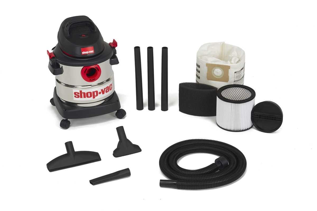 Shop-Vac 5-Gallons 4.5-HP Corded Wet/Dry Shop Vacuum with Accessories  Included in the Shop Vacuums department at