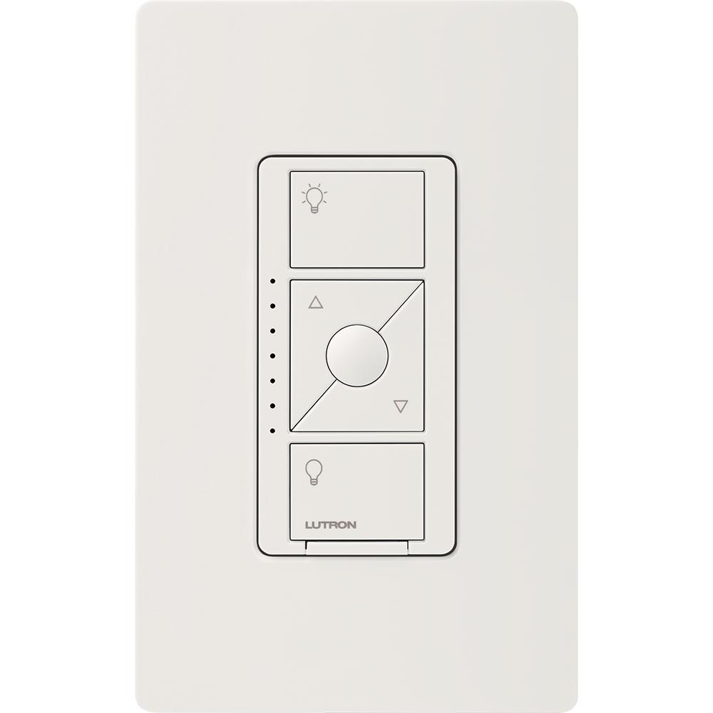 Caseta White Wireless Remote Plug-In Lamp Dimmer Kit - #5R501