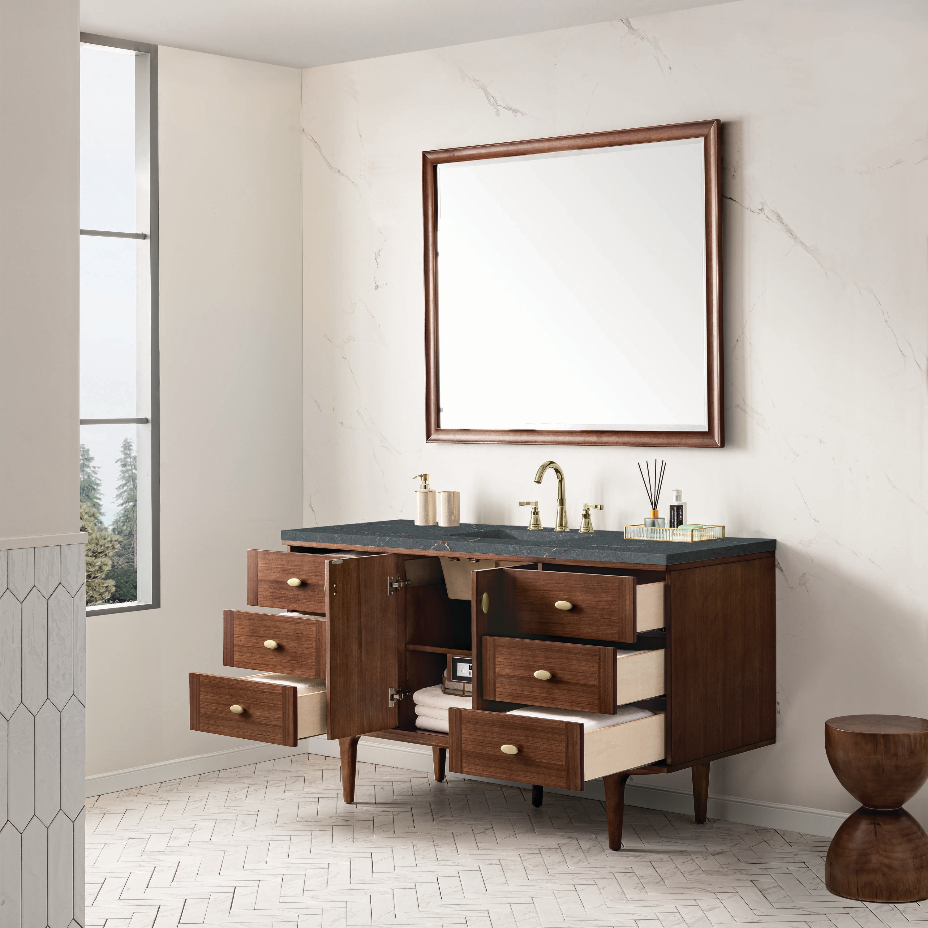 James Martin Vanities 670-V60S-WLT-3PBL Bath-Vanity-Combo - View #6