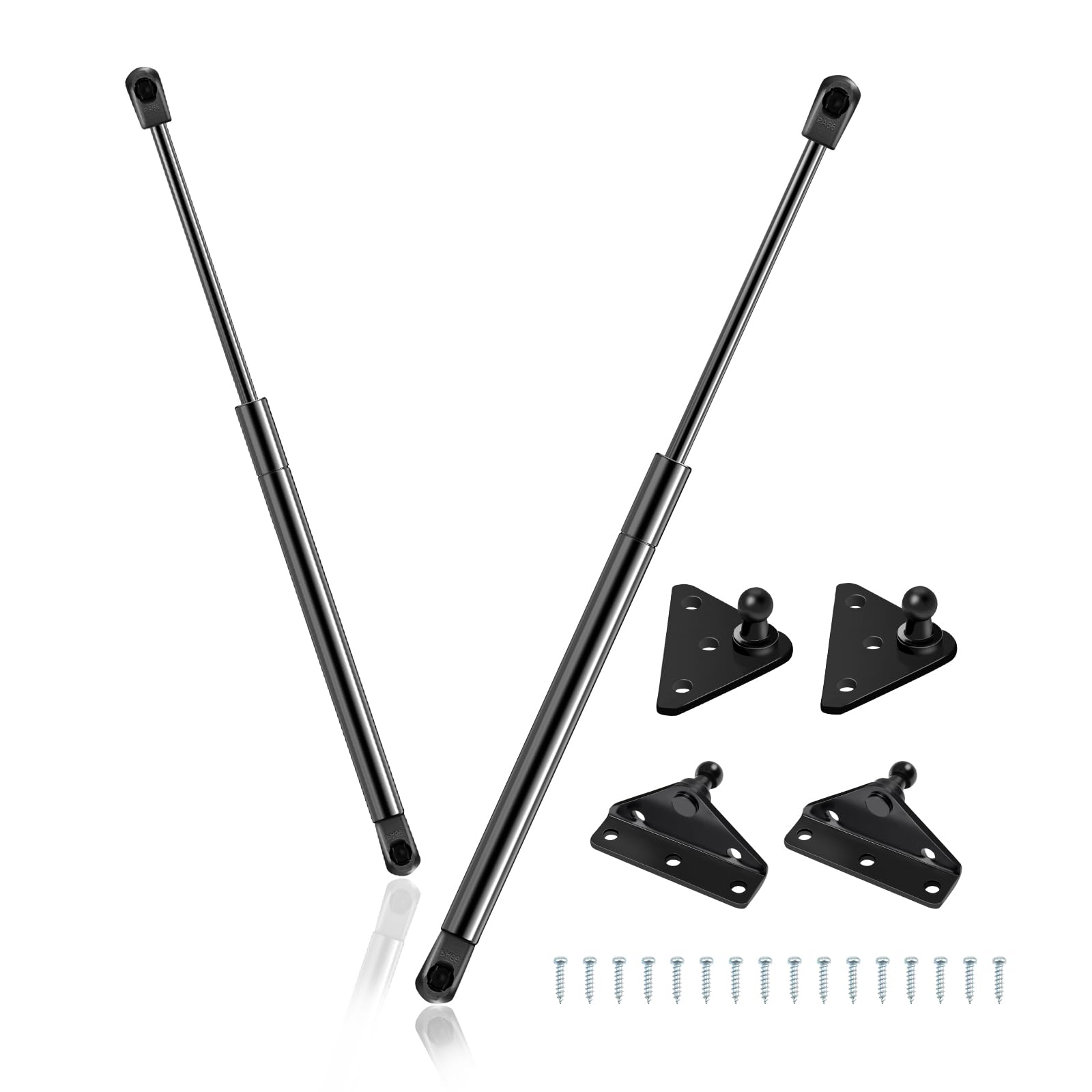 Yichuhaoxi  2 Pairs 20 Inch 90 Pound Universal Gas Strut Spring with Mounting Bracket for RV Bed Pickup Truck Cap Tonneau Cover Boat Hatch Window